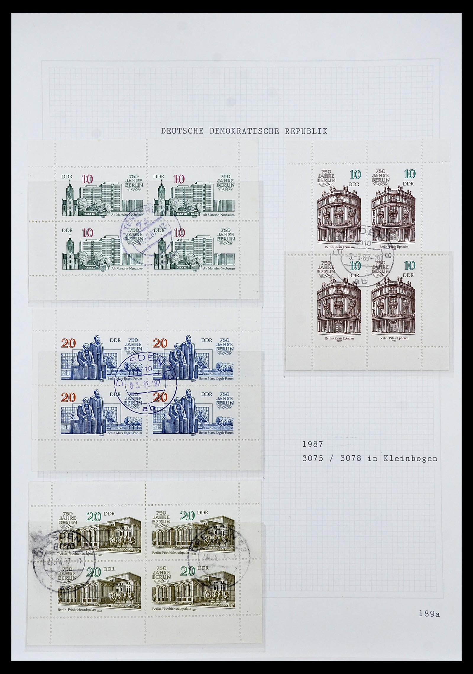 34532 319 - Stamp Collection 34532 GDR 1945-1990.