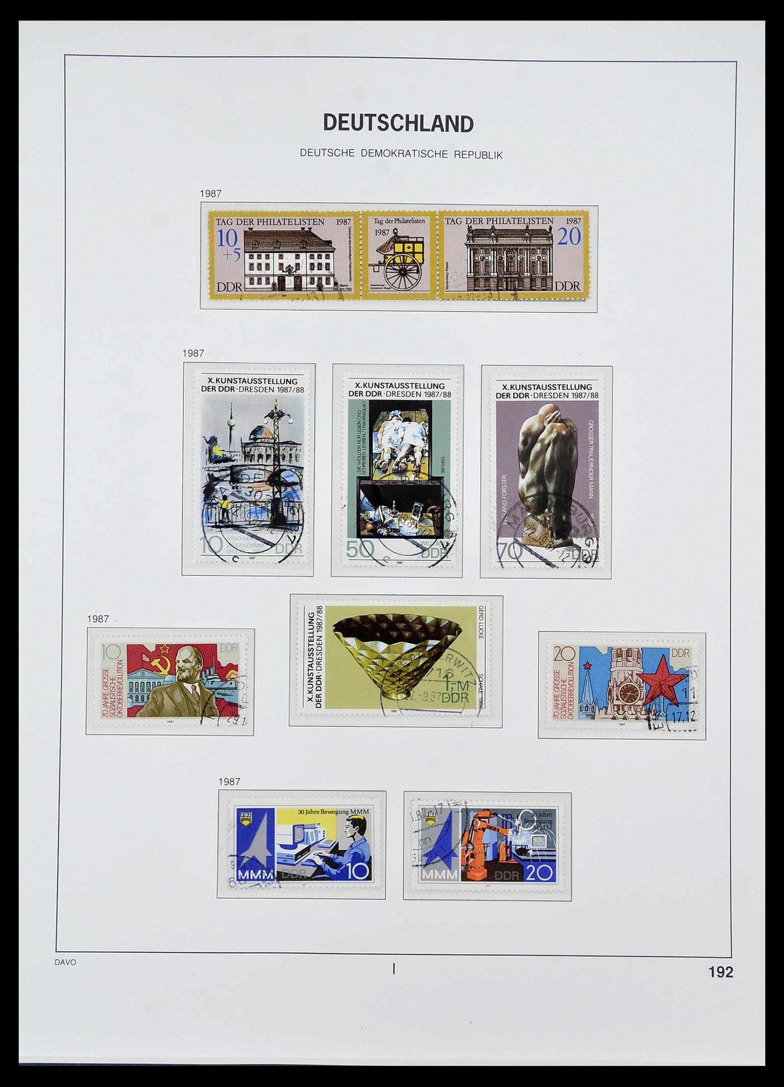 34532 323 - Stamp Collection 34532 GDR 1945-1990.