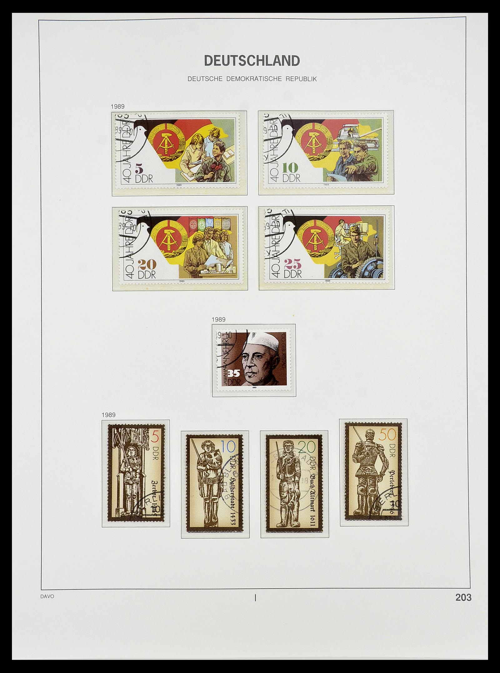 34532 347 - Stamp Collection 34532 GDR 1945-1990.