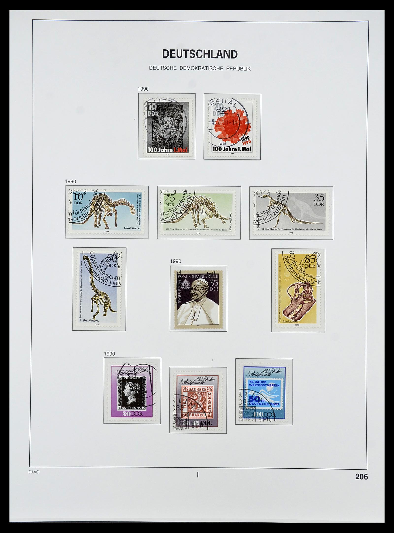 34532 354 - Stamp Collection 34532 GDR 1945-1990.