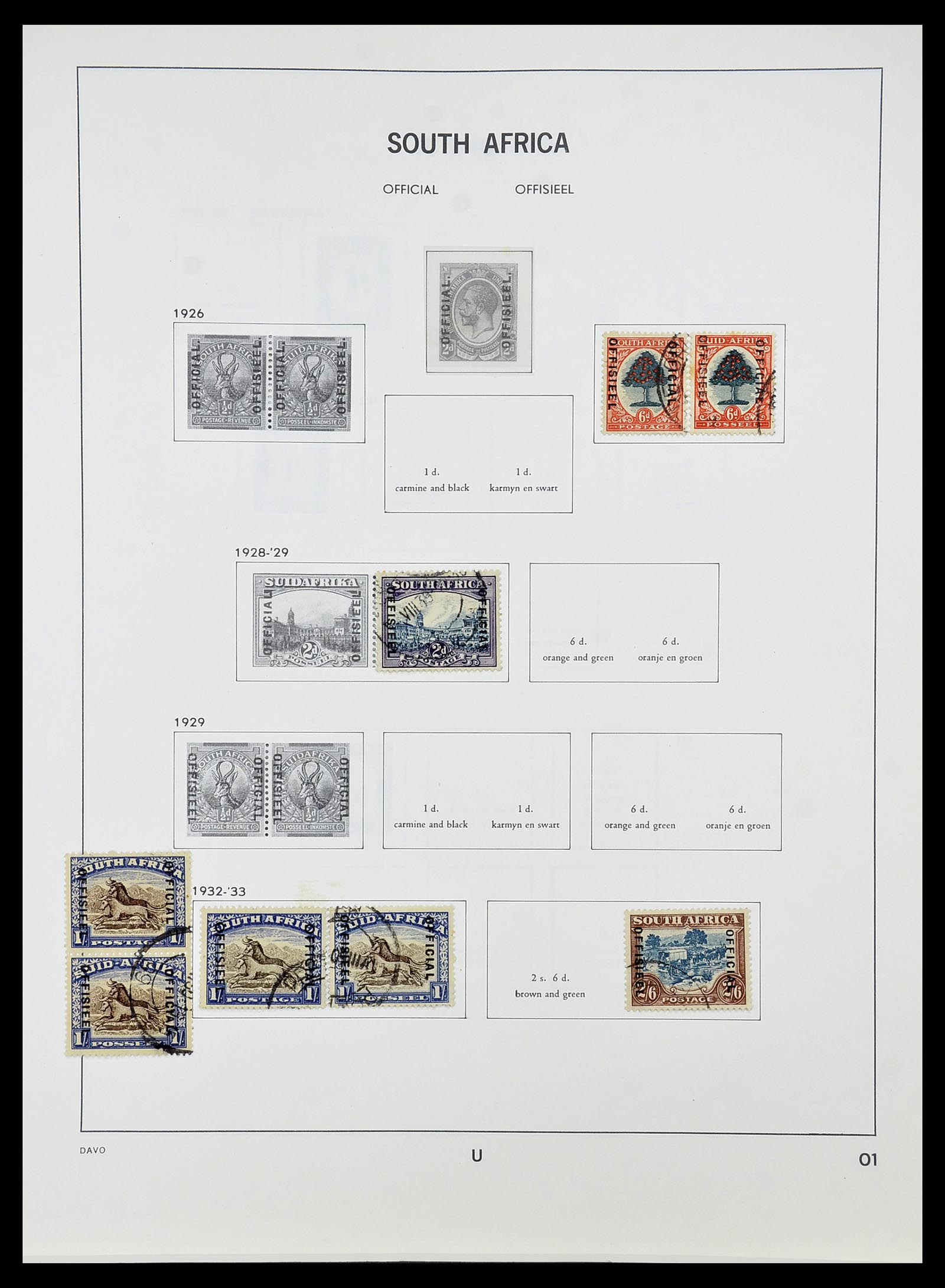 34533 021 - Postzegelverzameling 34533 Zuid Afrika 1870-2000.