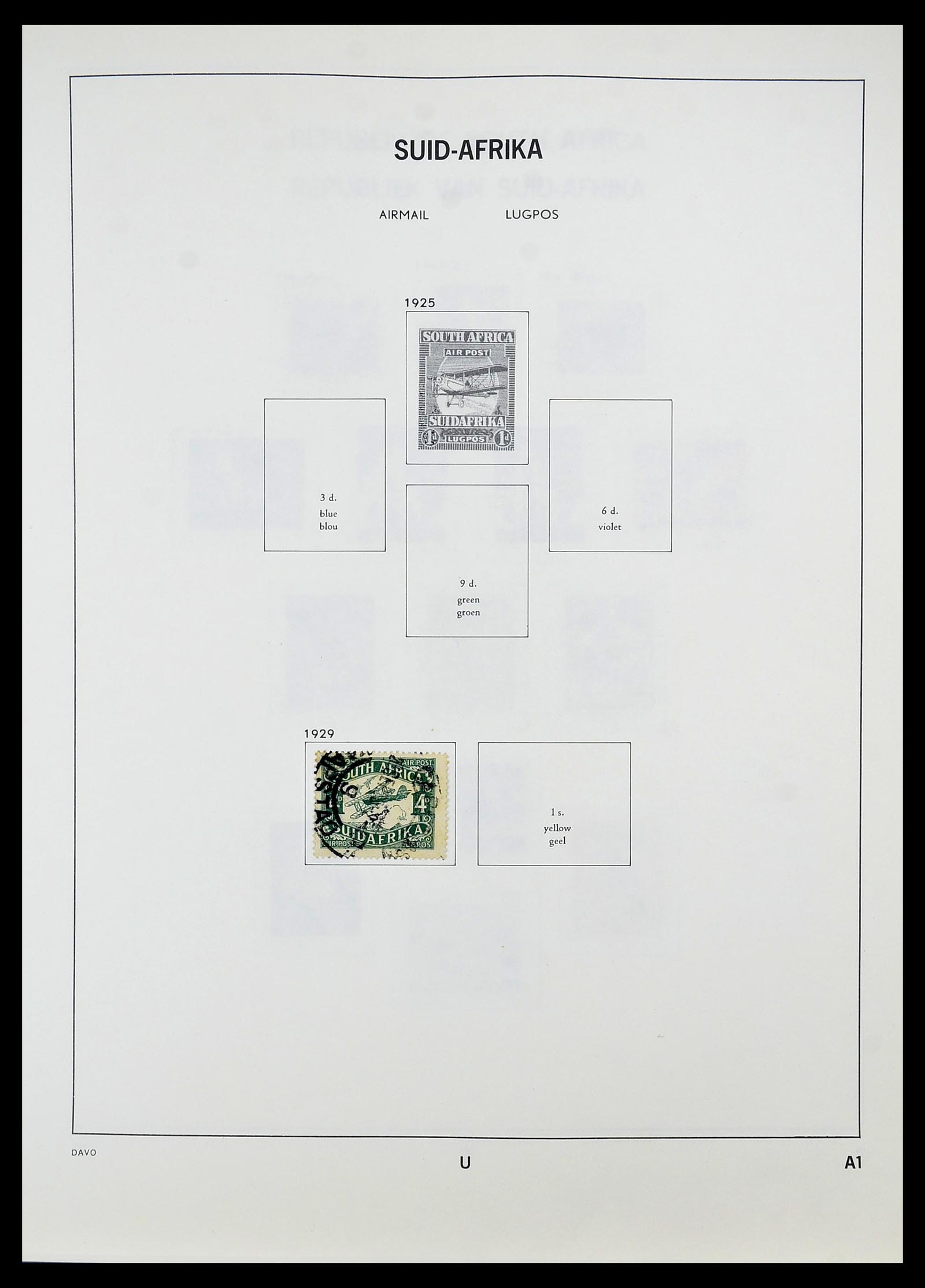34533 022 - Postzegelverzameling 34533 Zuid Afrika 1870-2000.