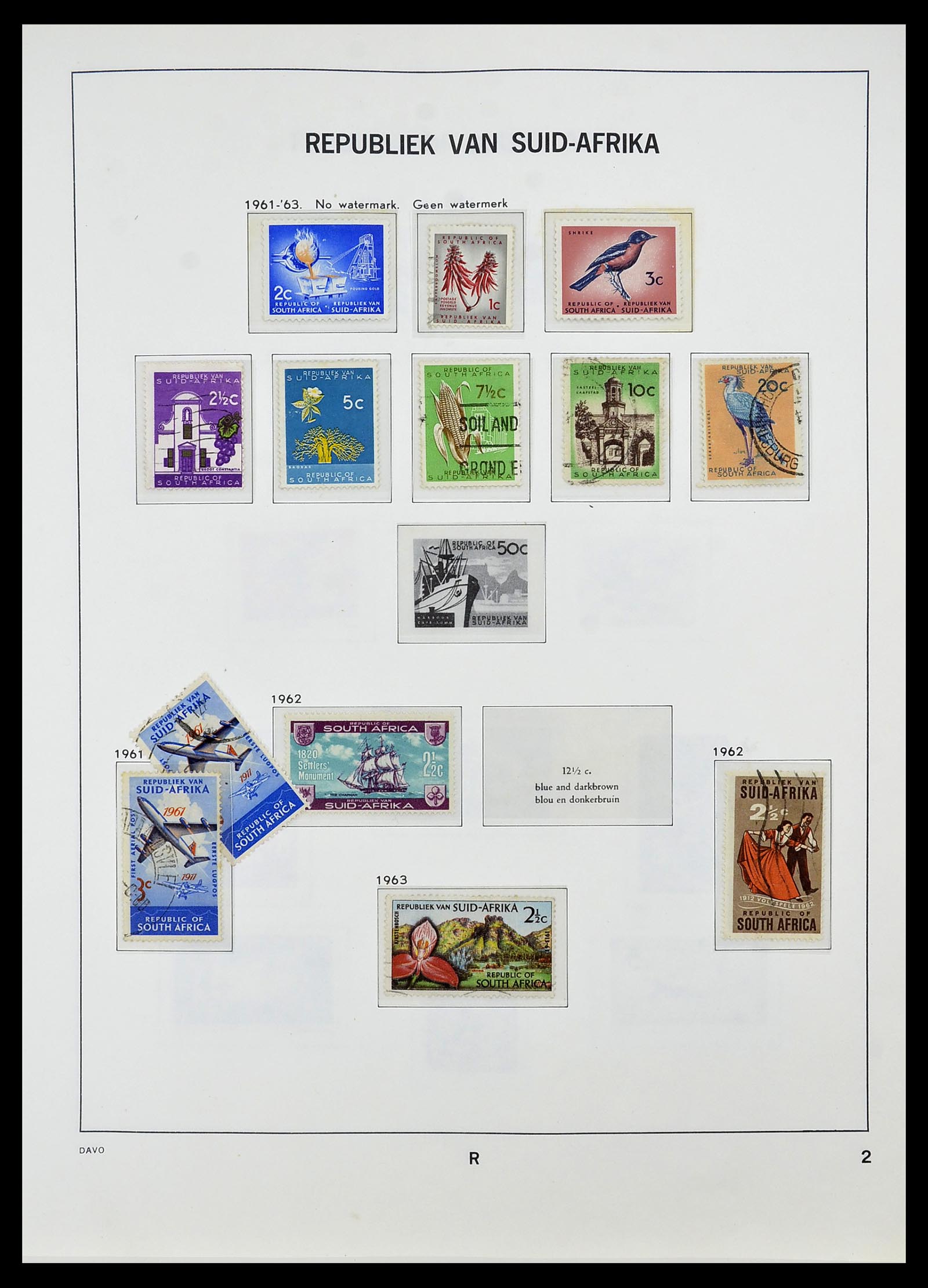34533 024 - Postzegelverzameling 34533 Zuid Afrika 1870-2000.