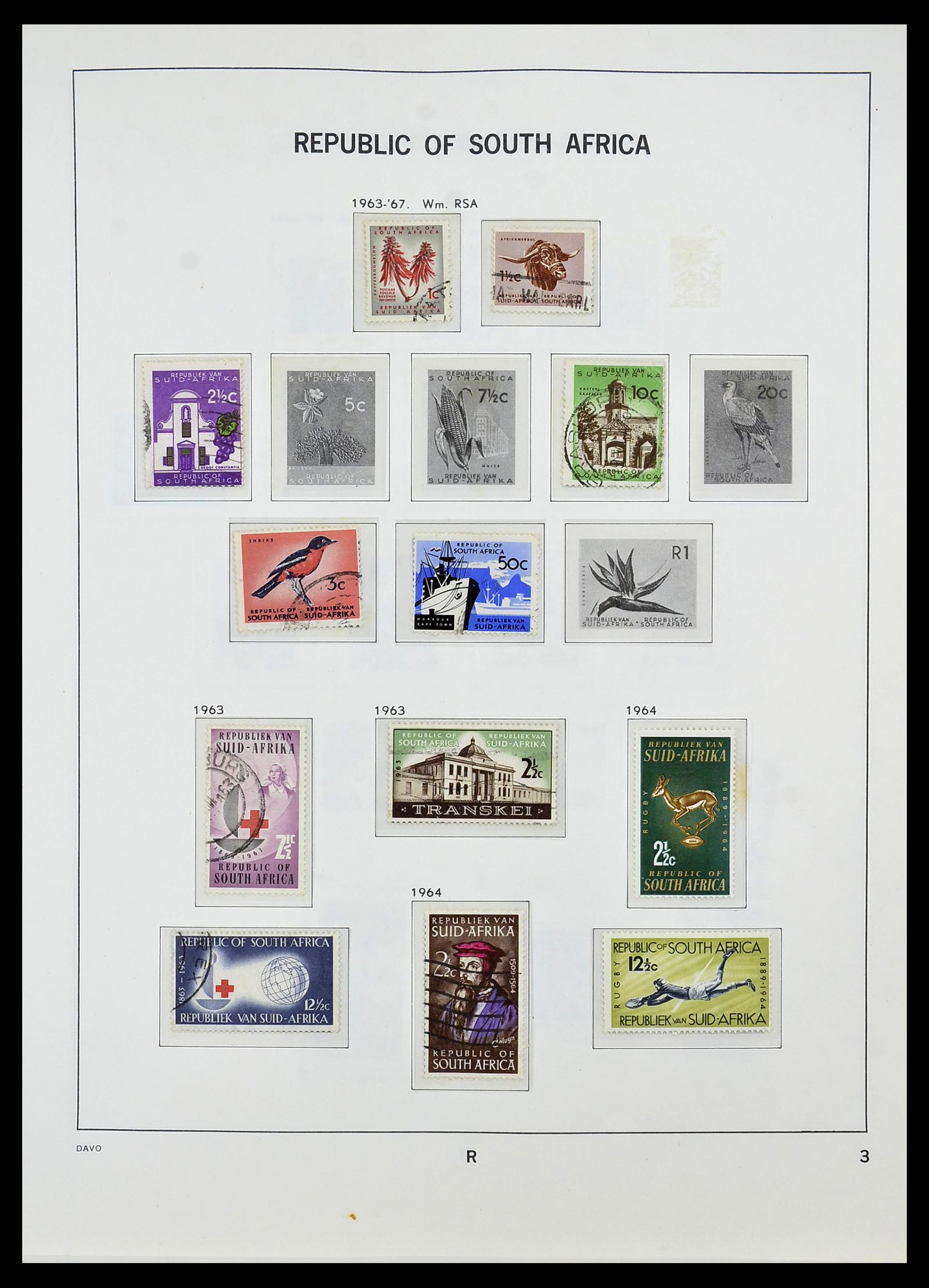 34533 025 - Postzegelverzameling 34533 Zuid Afrika 1870-2000.