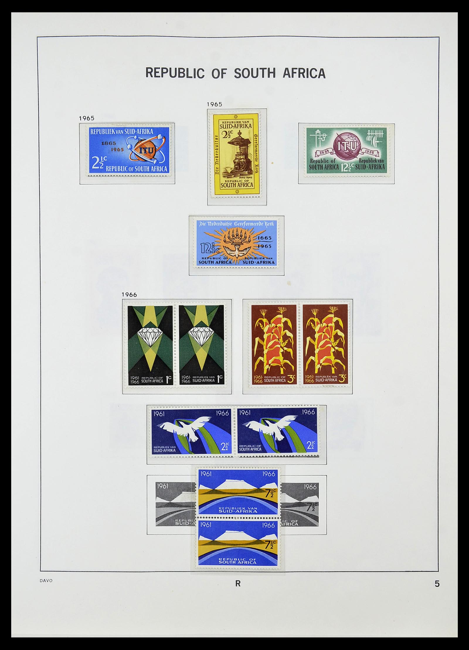 34533 027 - Postzegelverzameling 34533 Zuid Afrika 1870-2000.