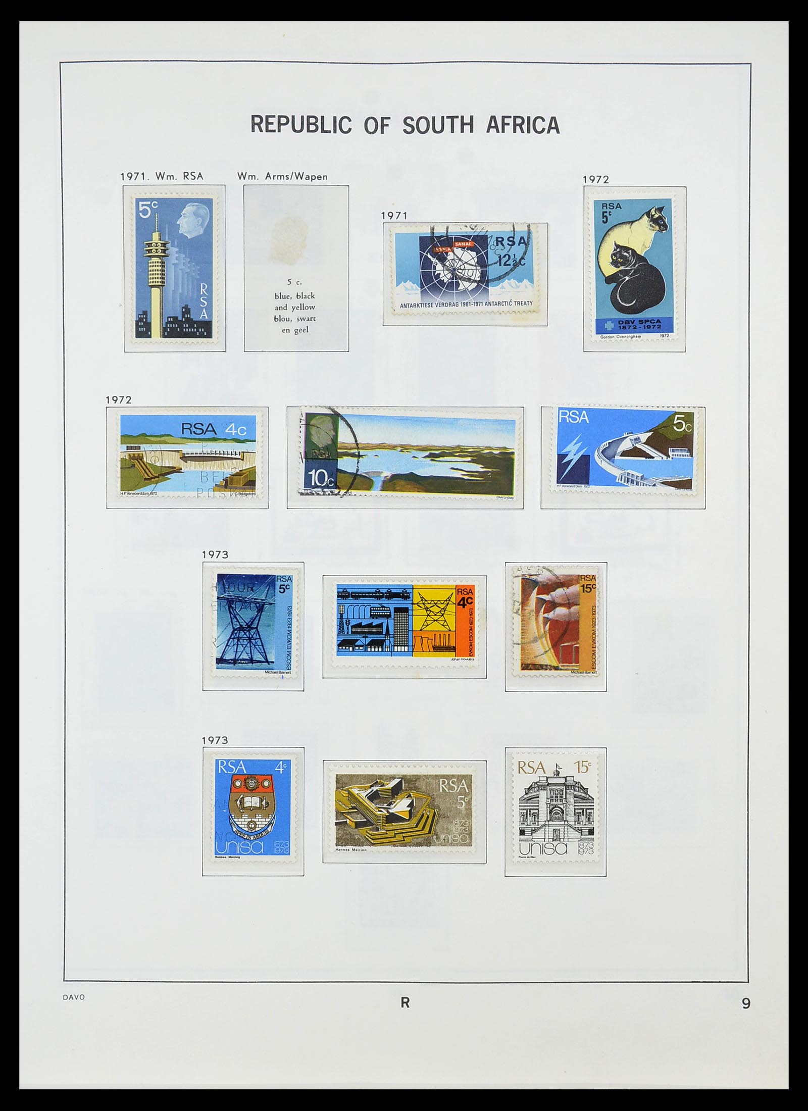 34533 031 - Postzegelverzameling 34533 Zuid Afrika 1870-2000.