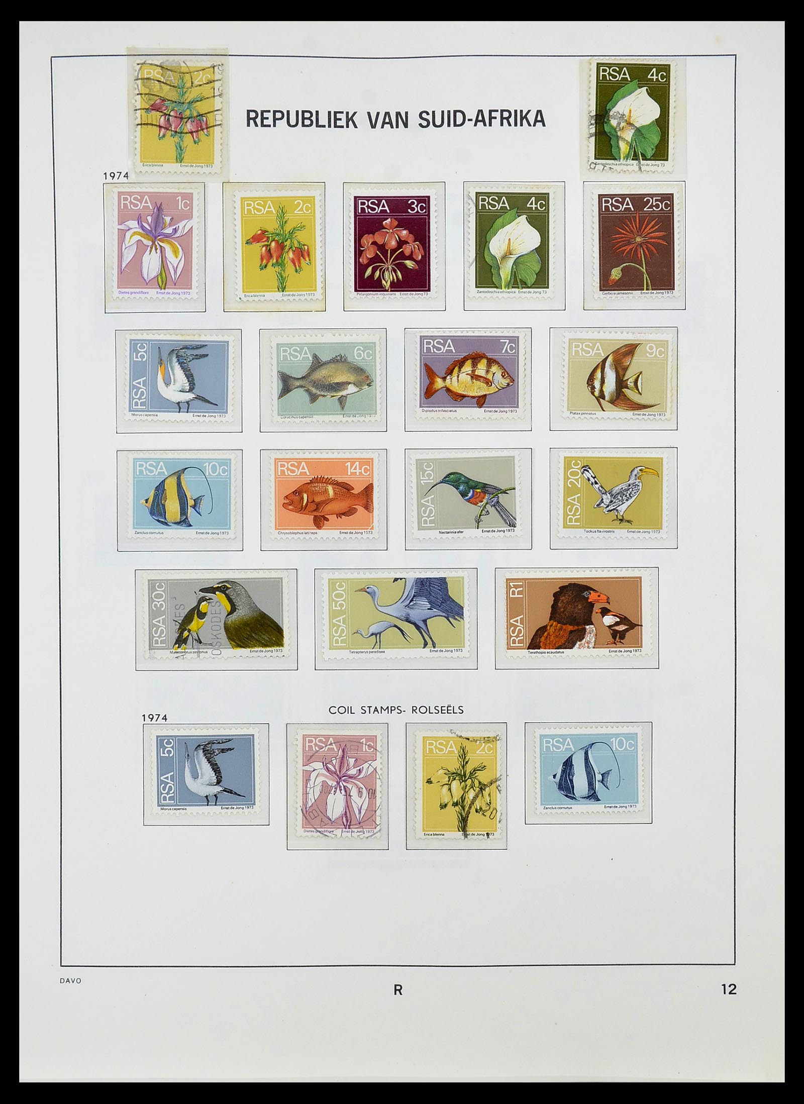 34533 034 - Postzegelverzameling 34533 Zuid Afrika 1870-2000.
