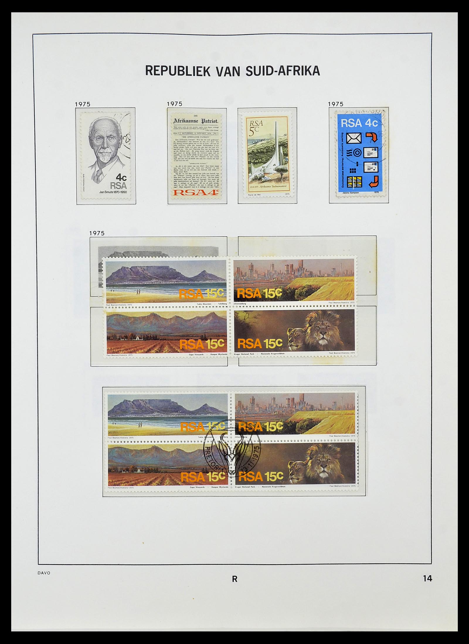 34533 036 - Postzegelverzameling 34533 Zuid Afrika 1870-2000.