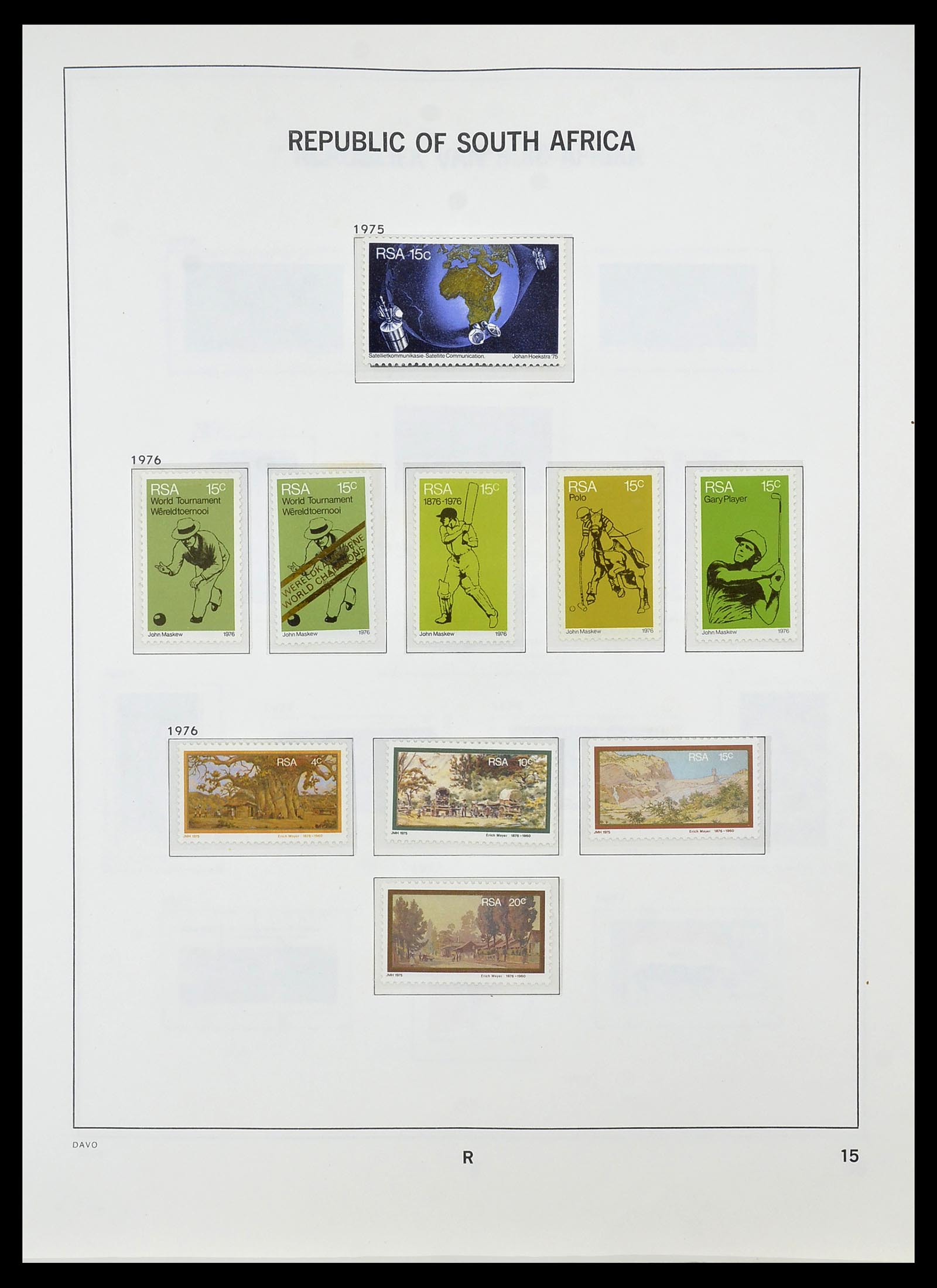 34533 037 - Postzegelverzameling 34533 Zuid Afrika 1870-2000.