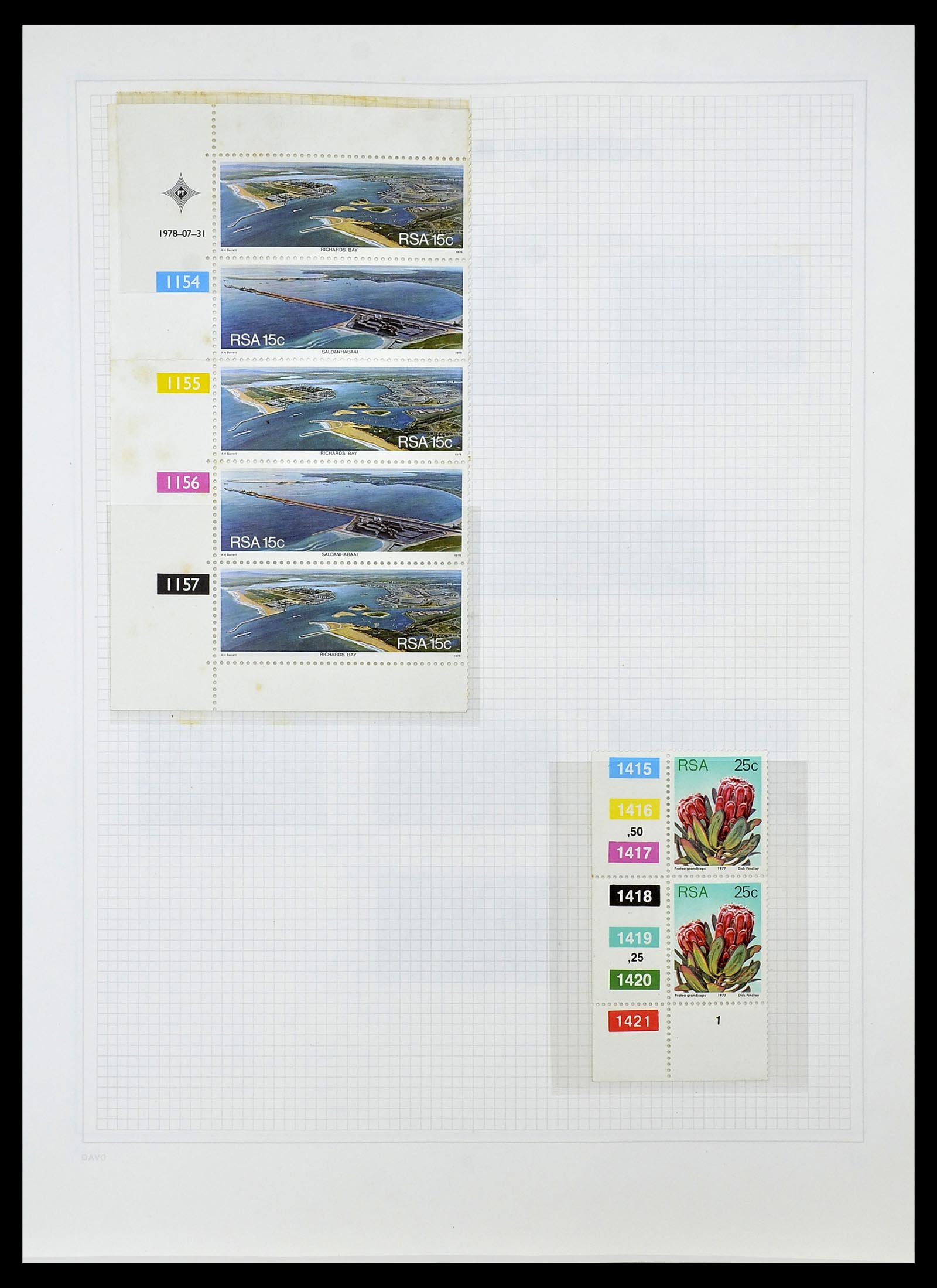 34533 040 - Postzegelverzameling 34533 Zuid Afrika 1870-2000.