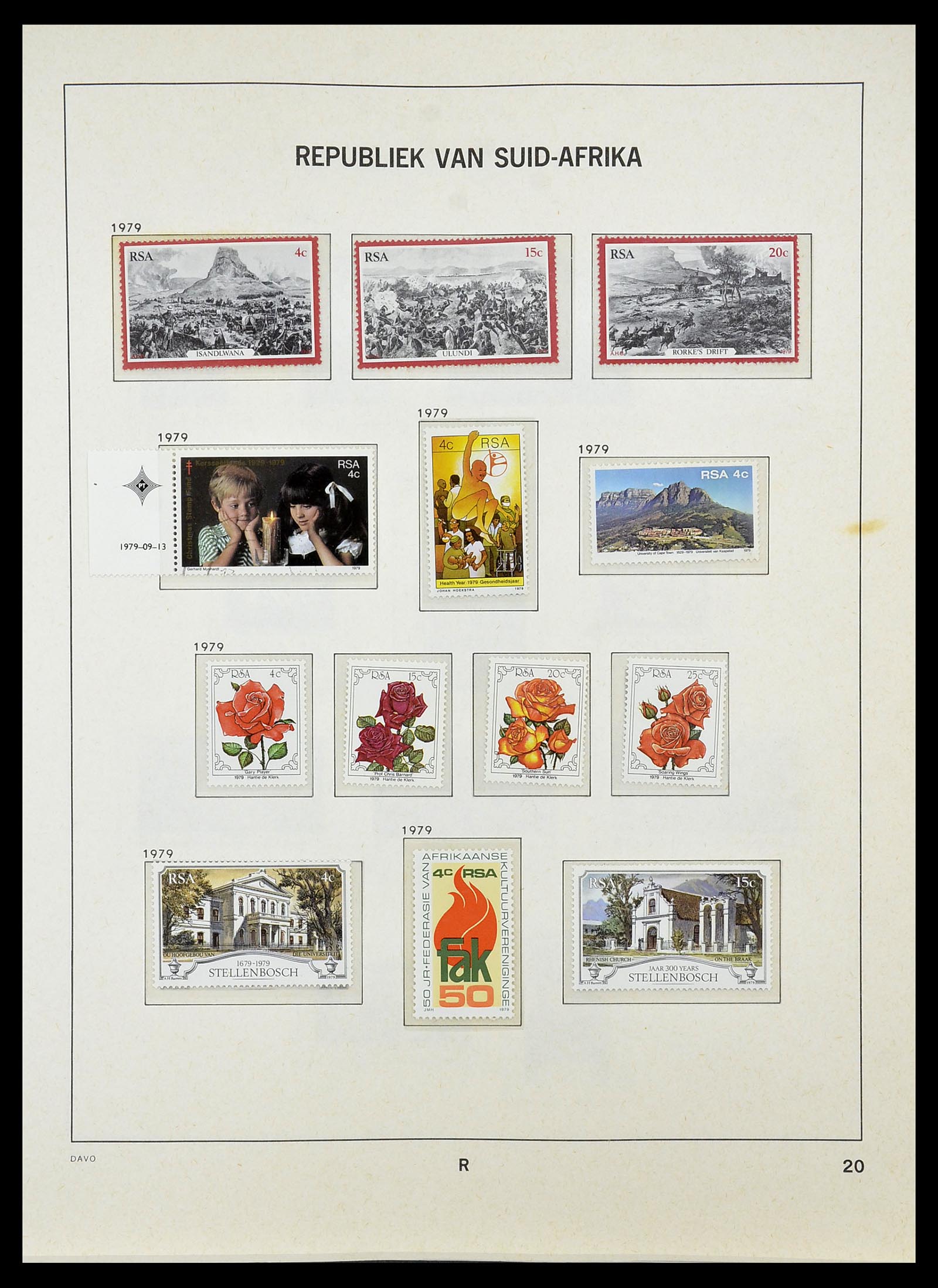 34533 043 - Postzegelverzameling 34533 Zuid Afrika 1870-2000.