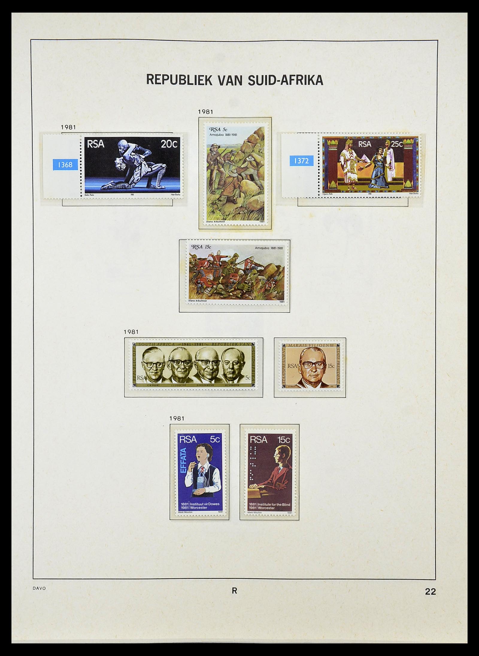 34533 045 - Postzegelverzameling 34533 Zuid Afrika 1870-2000.