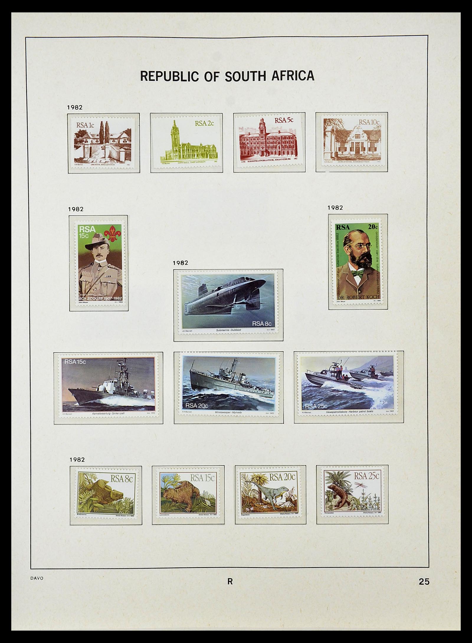 34533 048 - Postzegelverzameling 34533 Zuid Afrika 1870-2000.