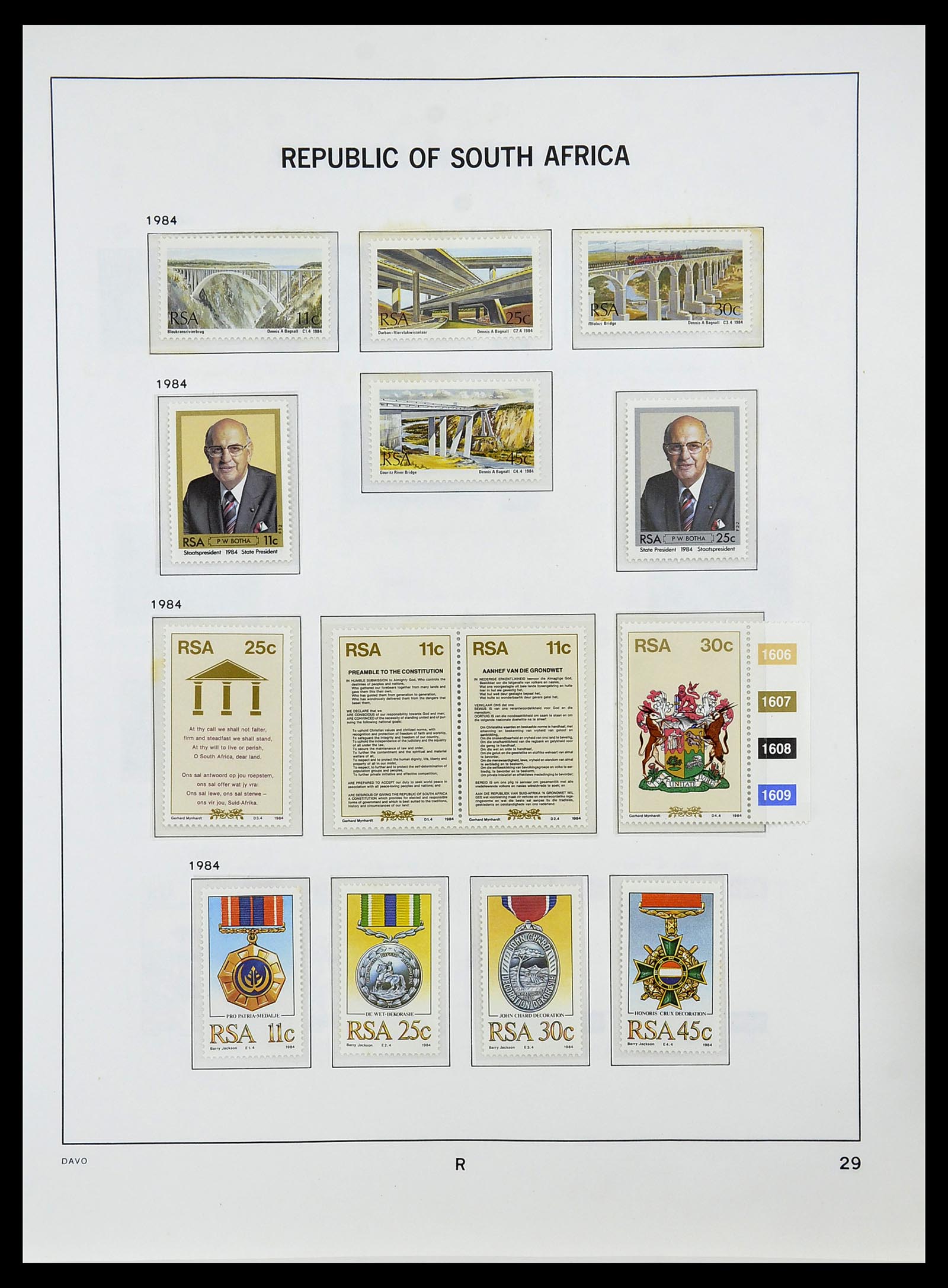 34533 052 - Postzegelverzameling 34533 Zuid Afrika 1870-2000.
