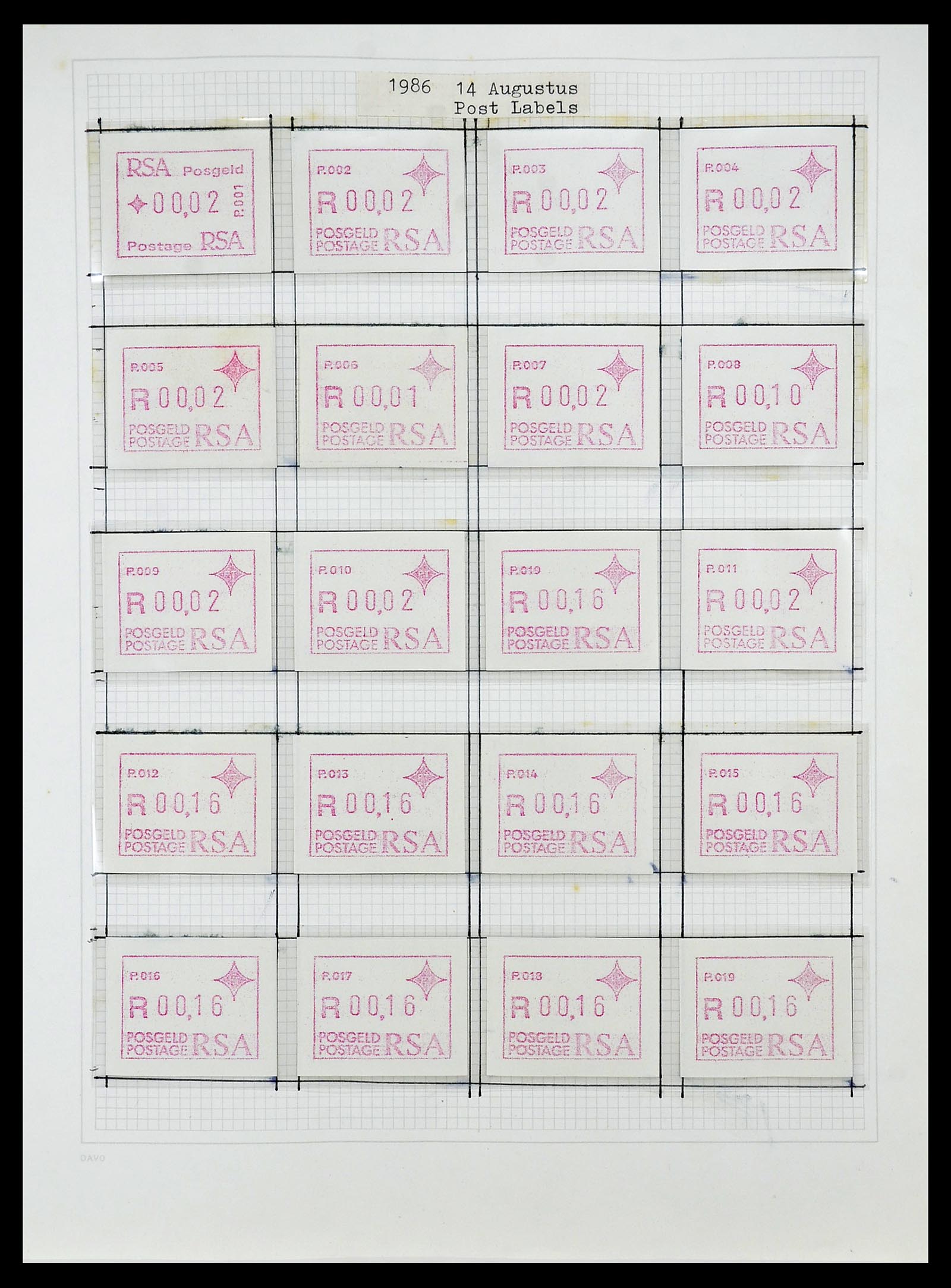 34533 055 - Postzegelverzameling 34533 Zuid Afrika 1870-2000.