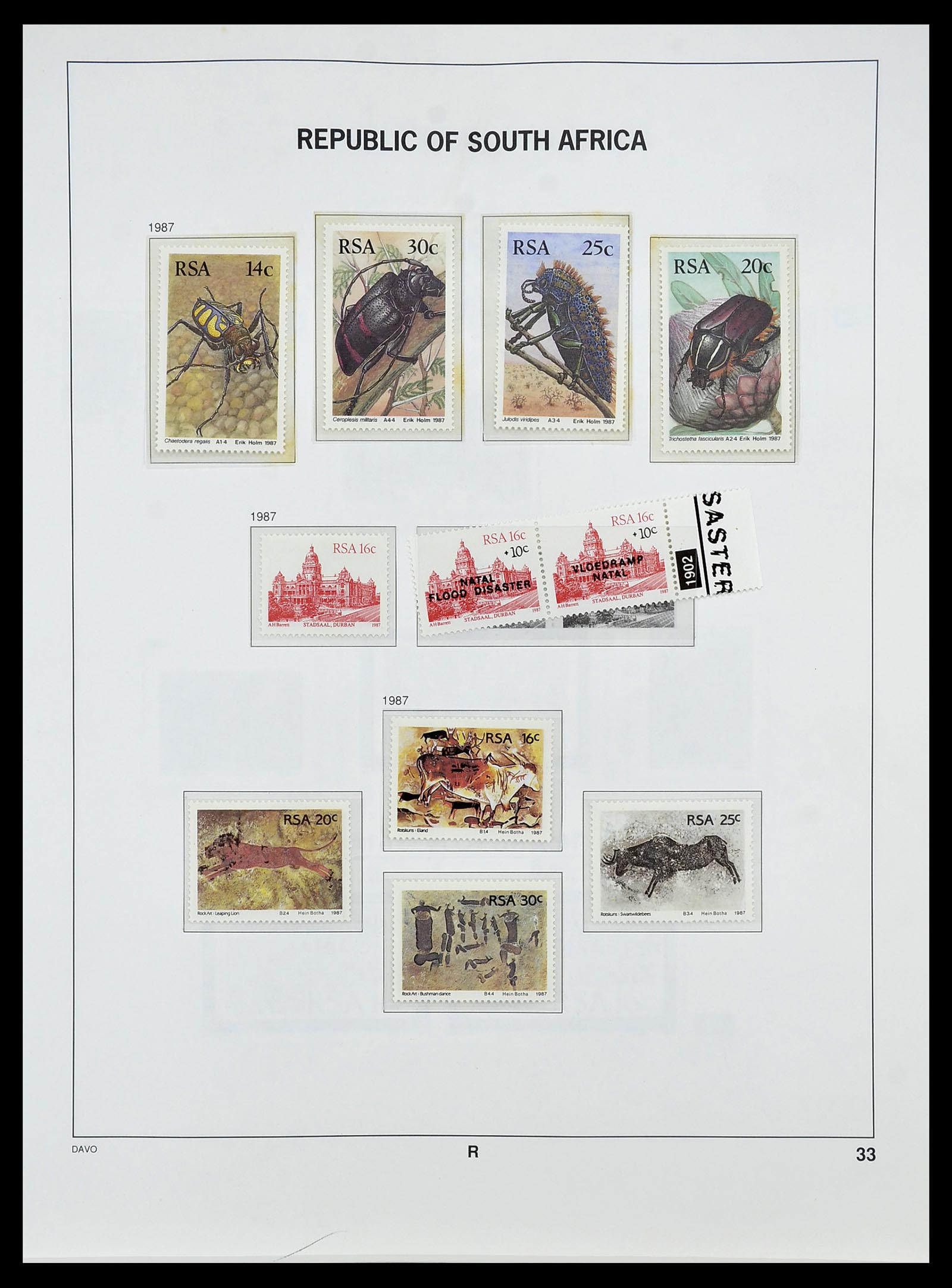34533 059 - Postzegelverzameling 34533 Zuid Afrika 1870-2000.