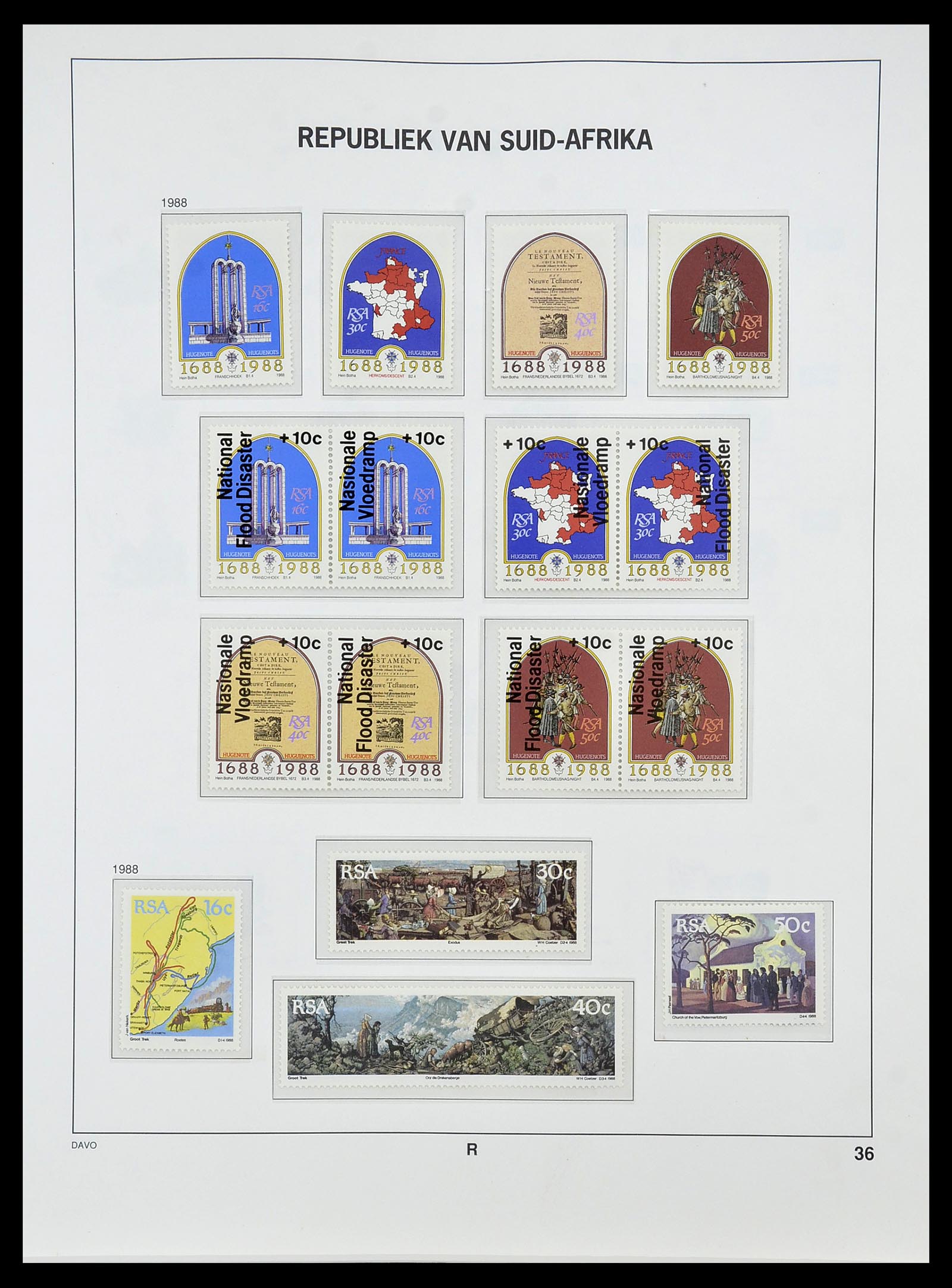 34533 062 - Postzegelverzameling 34533 Zuid Afrika 1870-2000.