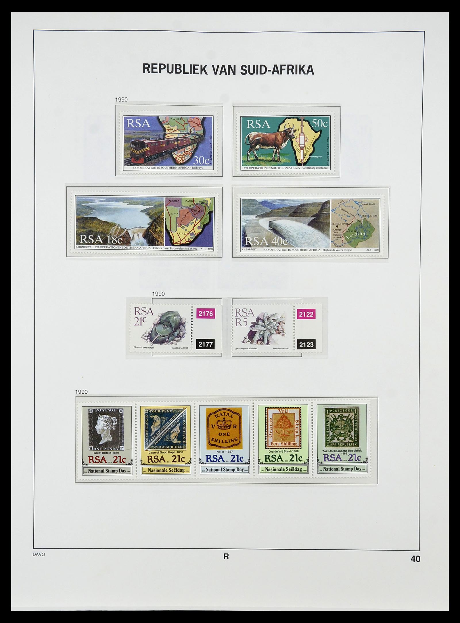 34533 066 - Postzegelverzameling 34533 Zuid Afrika 1870-2000.
