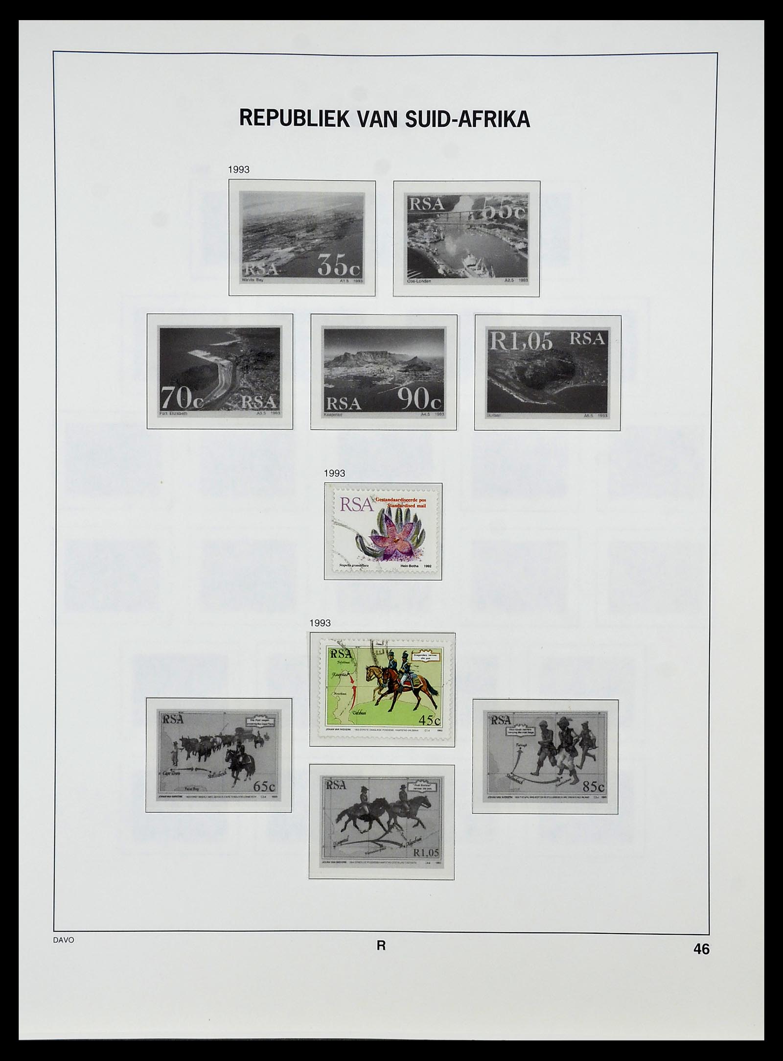 34533 072 - Postzegelverzameling 34533 Zuid Afrika 1870-2000.