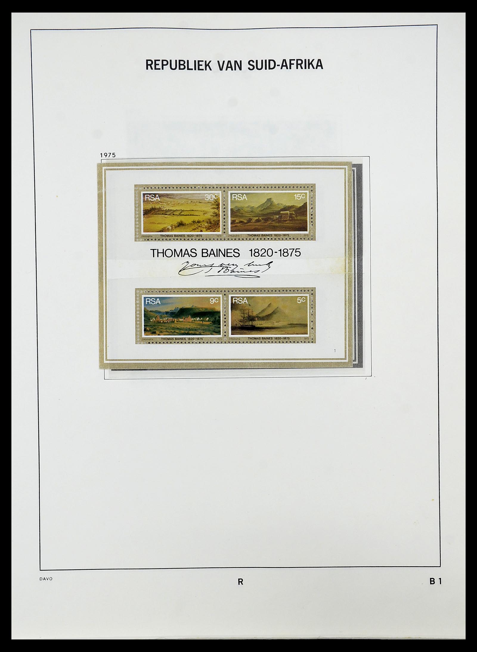 34533 075 - Postzegelverzameling 34533 Zuid Afrika 1870-2000.