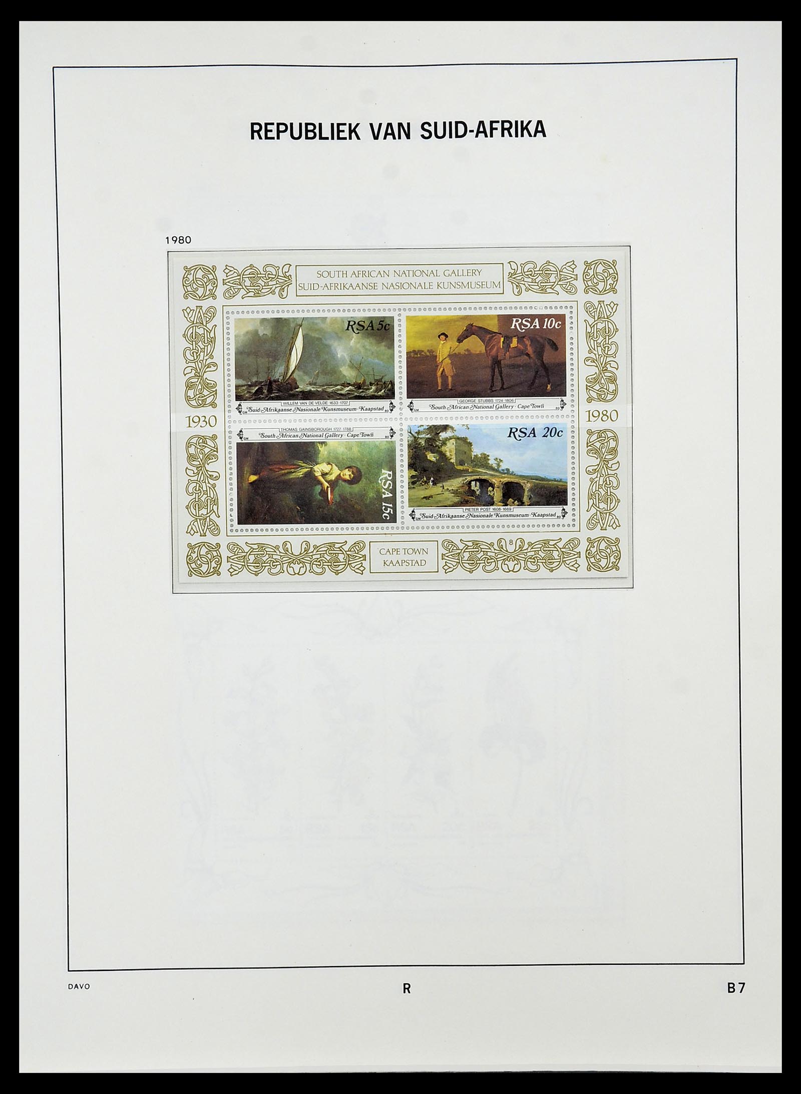 34533 081 - Postzegelverzameling 34533 Zuid Afrika 1870-2000.