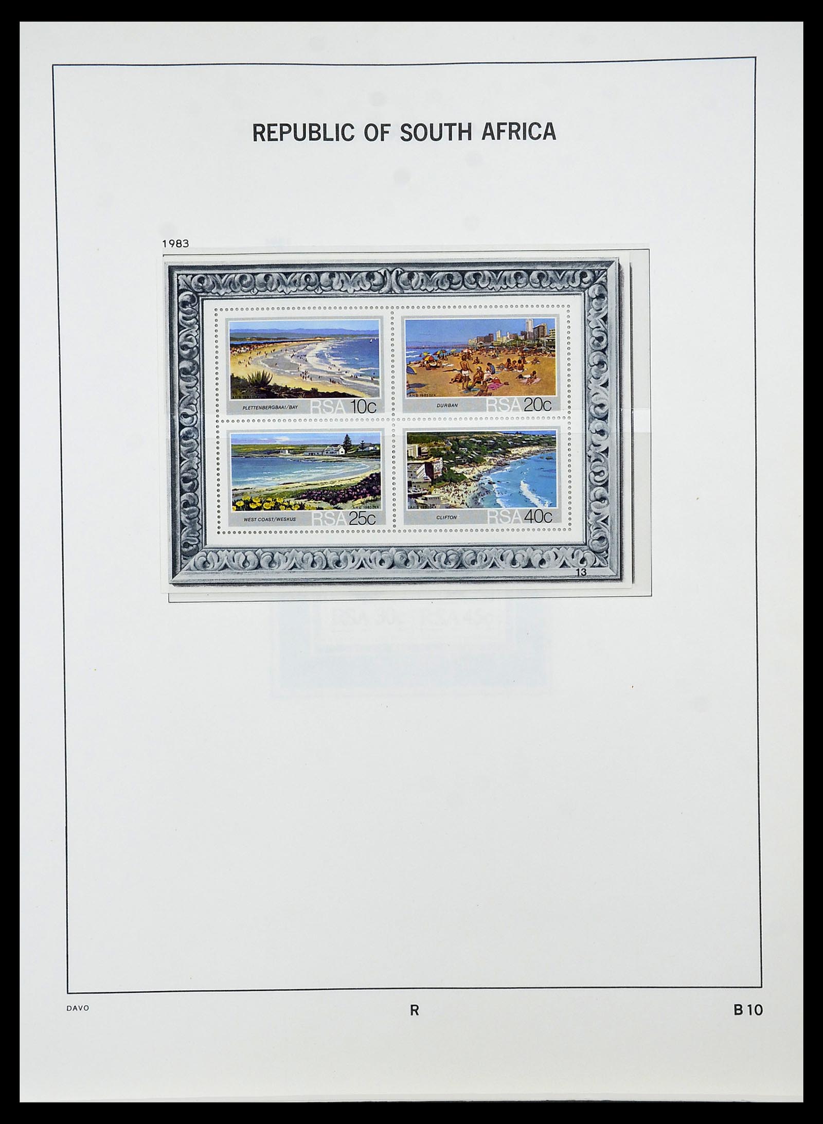34533 084 - Postzegelverzameling 34533 Zuid Afrika 1870-2000.
