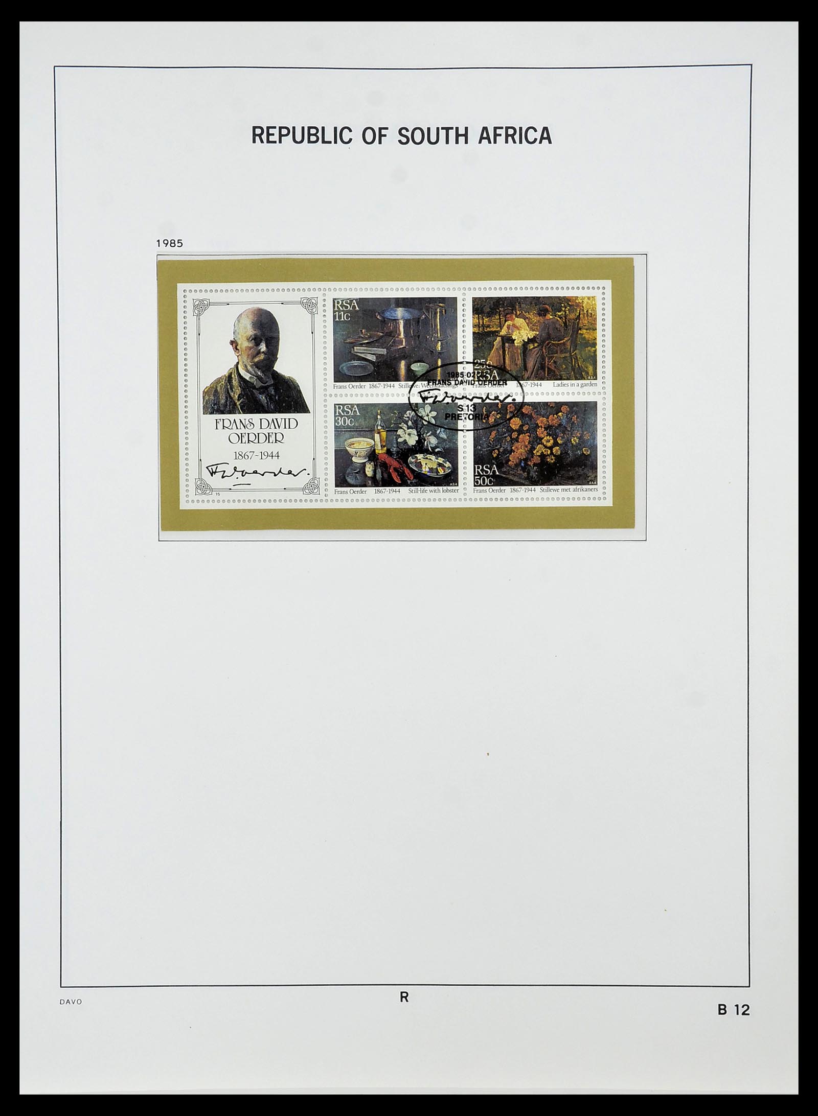34533 086 - Postzegelverzameling 34533 Zuid Afrika 1870-2000.