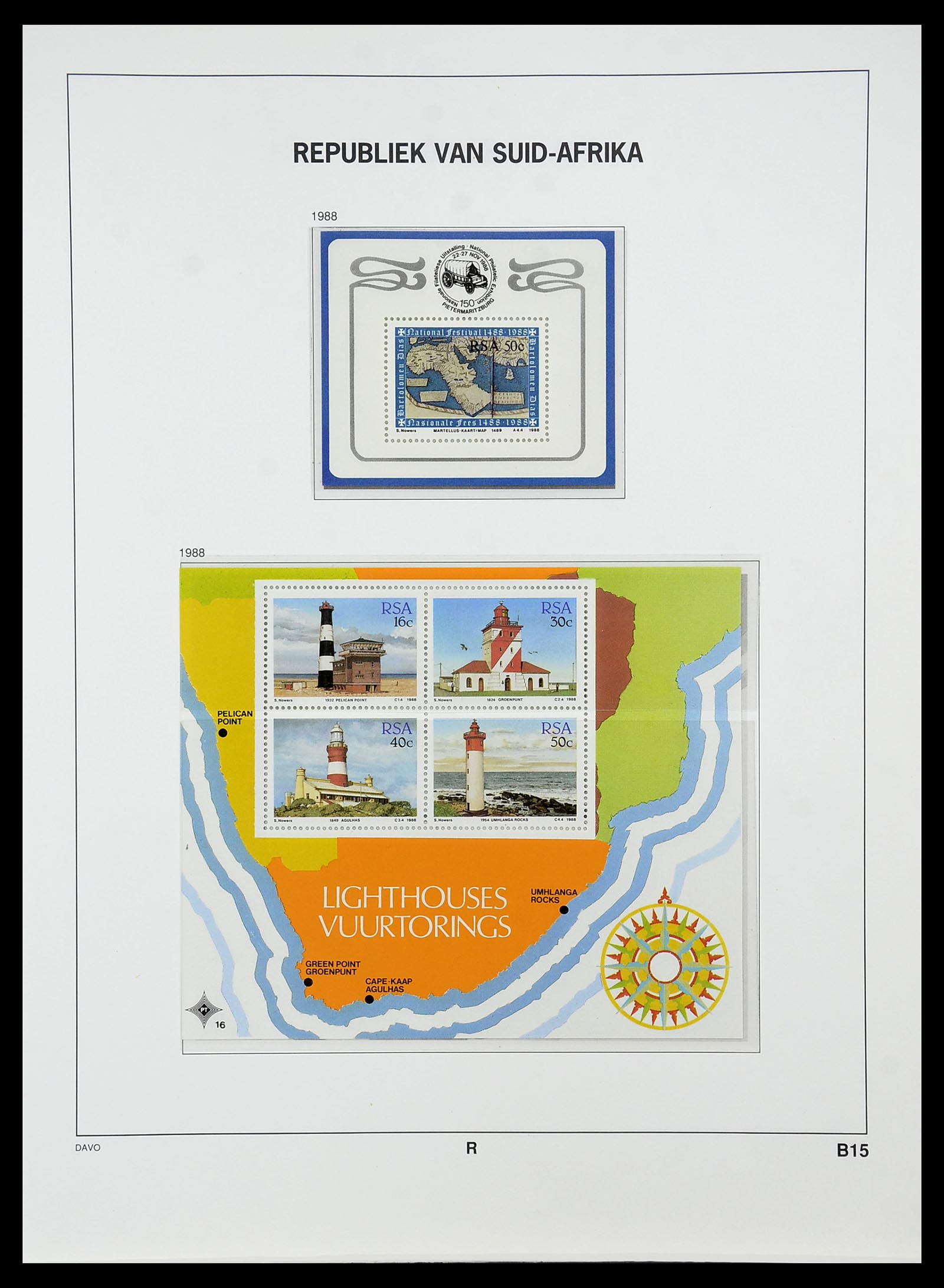 34533 089 - Postzegelverzameling 34533 Zuid Afrika 1870-2000.