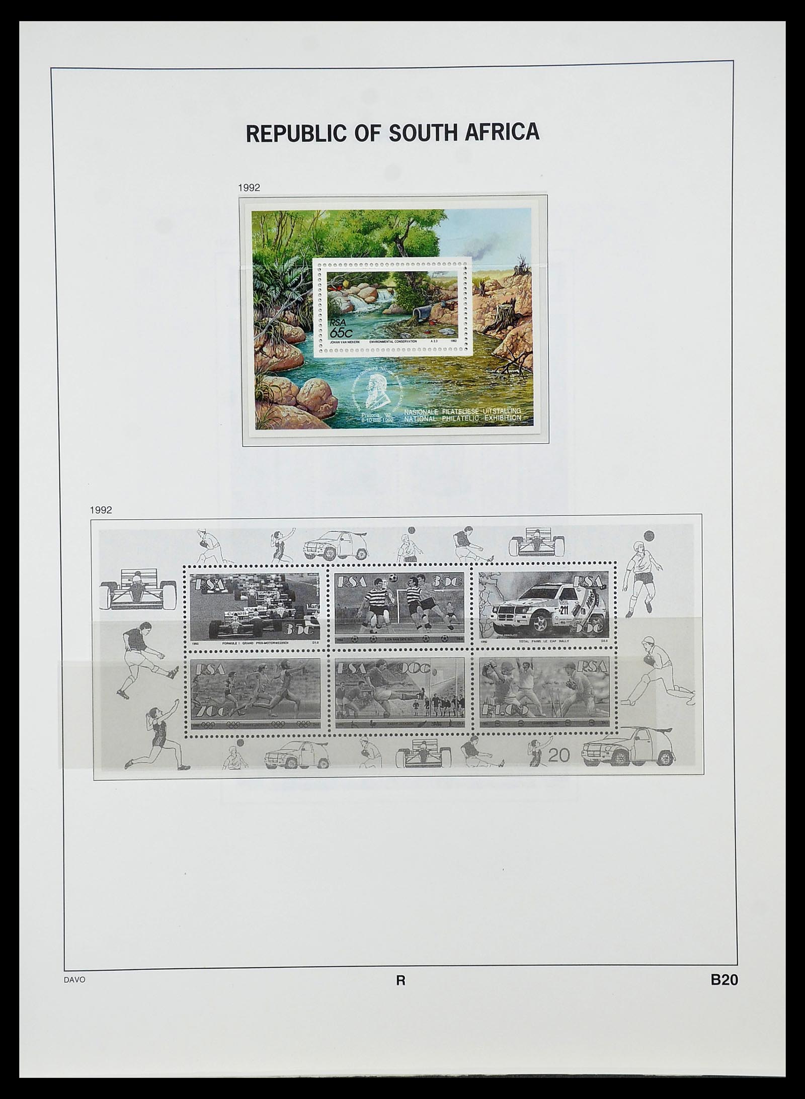 34533 094 - Postzegelverzameling 34533 Zuid Afrika 1870-2000.