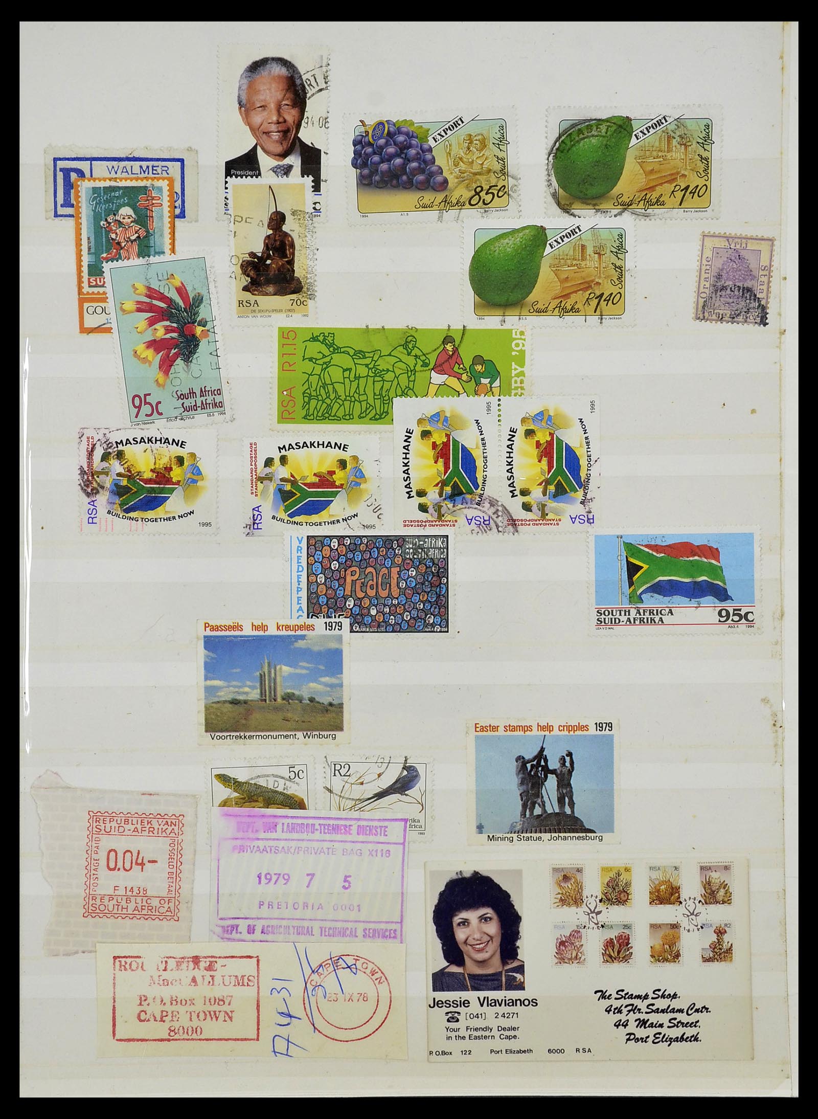 34533 096 - Postzegelverzameling 34533 Zuid Afrika 1870-2000.