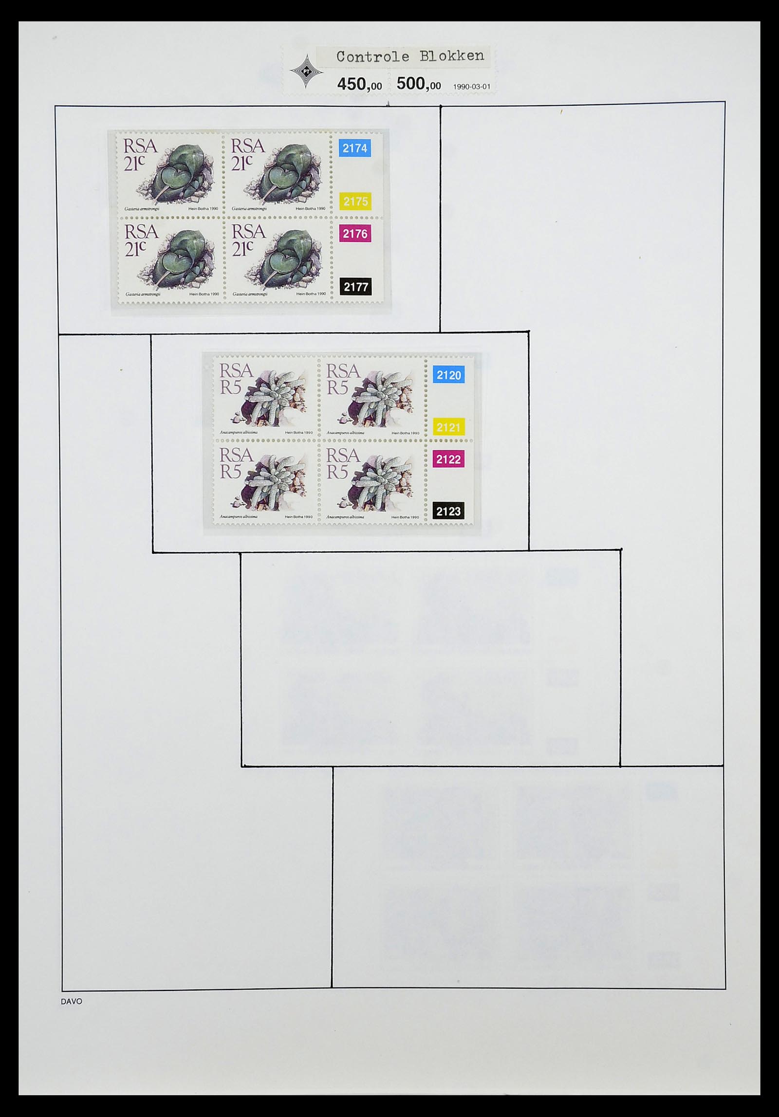34533 098 - Postzegelverzameling 34533 Zuid Afrika 1870-2000.