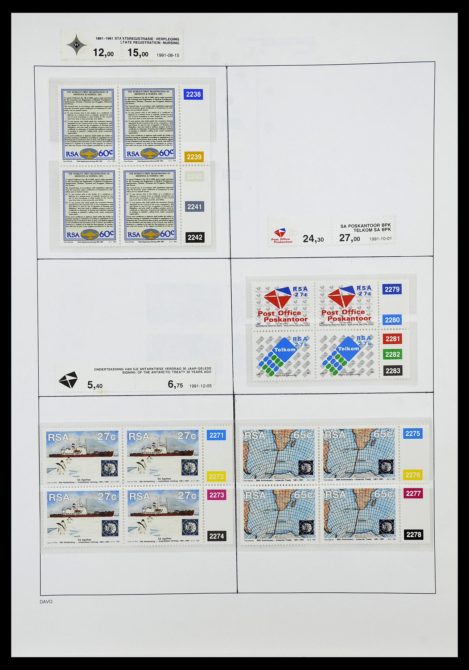 34533 101 - Postzegelverzameling 34533 Zuid Afrika 1870-2000.