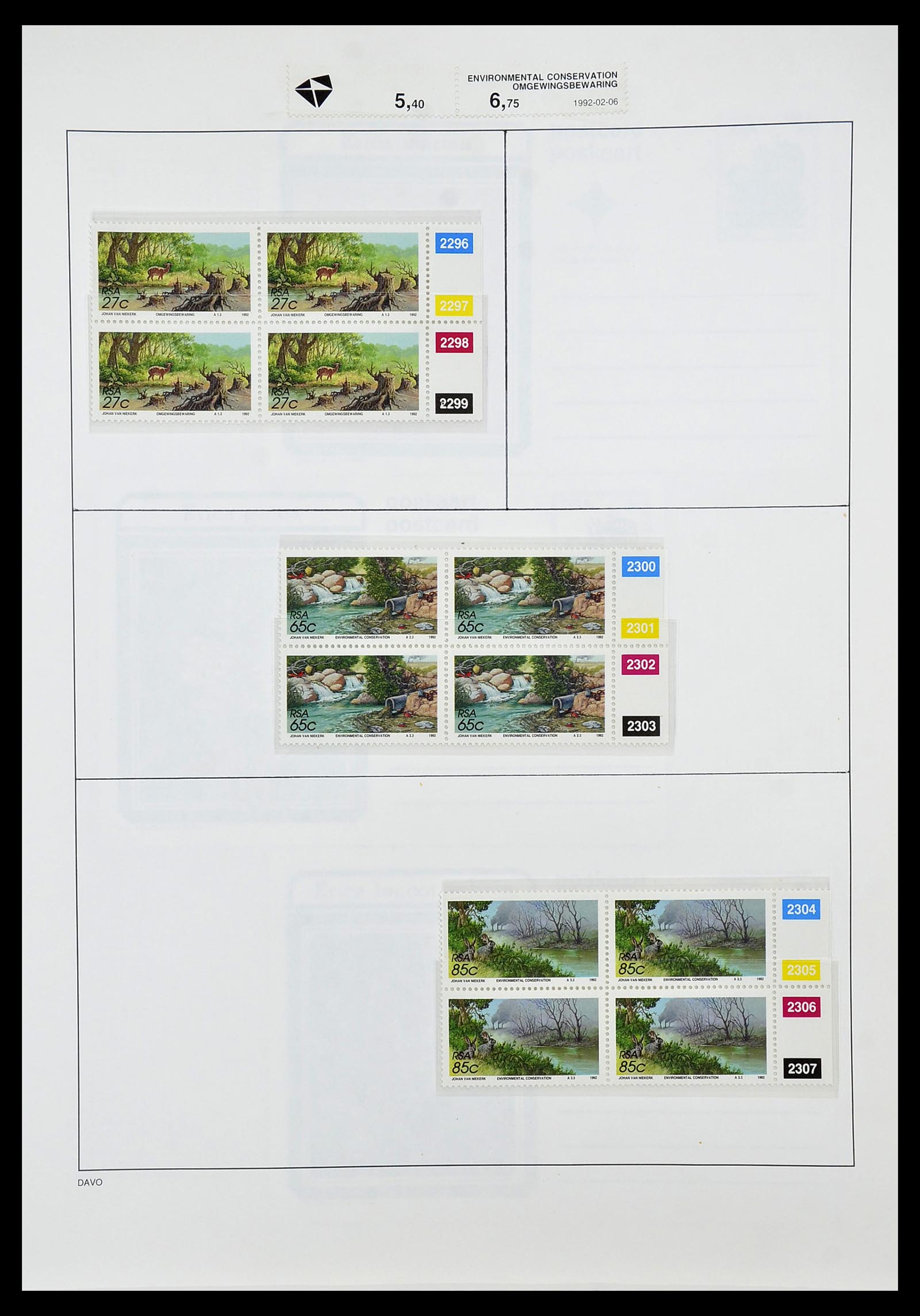 34533 102 - Postzegelverzameling 34533 Zuid Afrika 1870-2000.