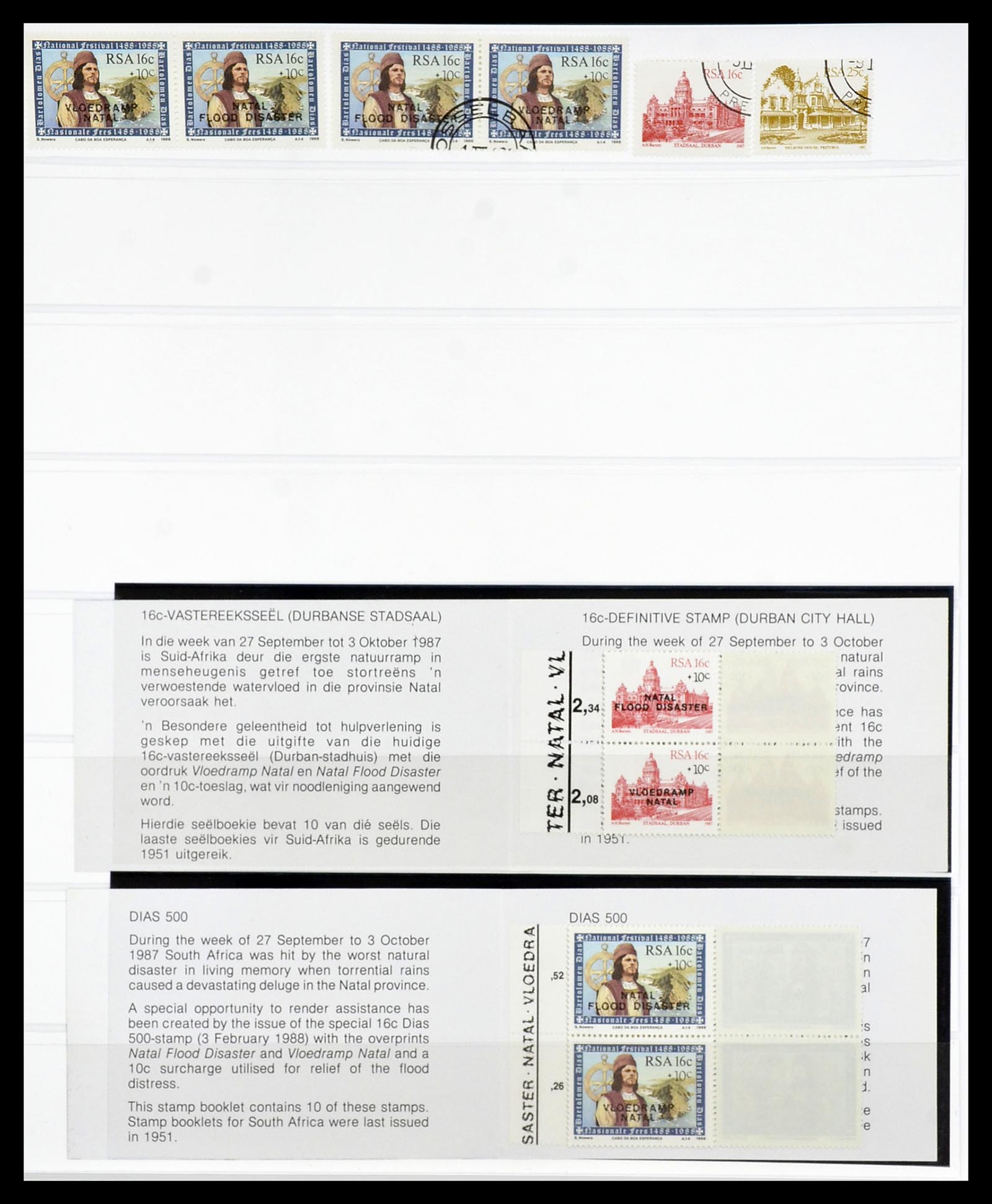 34533 450 - Postzegelverzameling 34533 Zuid Afrika 1870-2000.