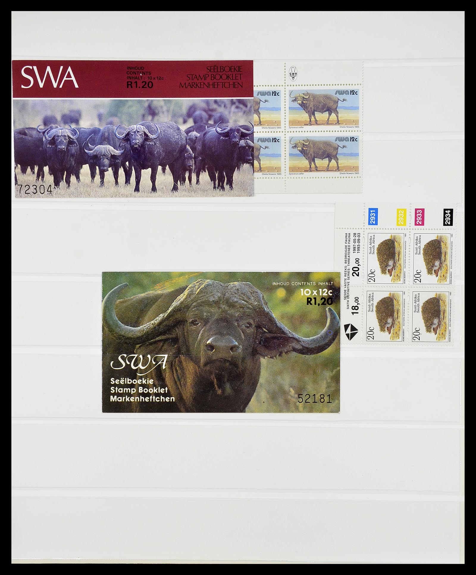 34533 453 - Postzegelverzameling 34533 Zuid Afrika 1870-2000.