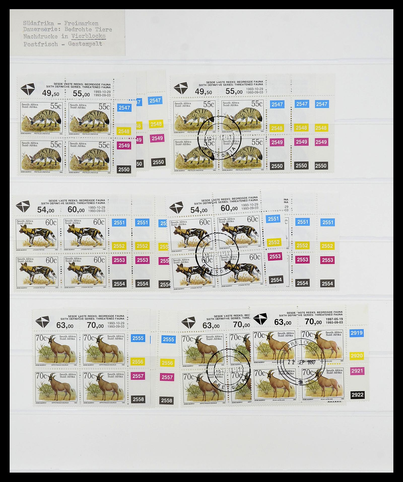34533 486 - Postzegelverzameling 34533 Zuid Afrika 1870-2000.