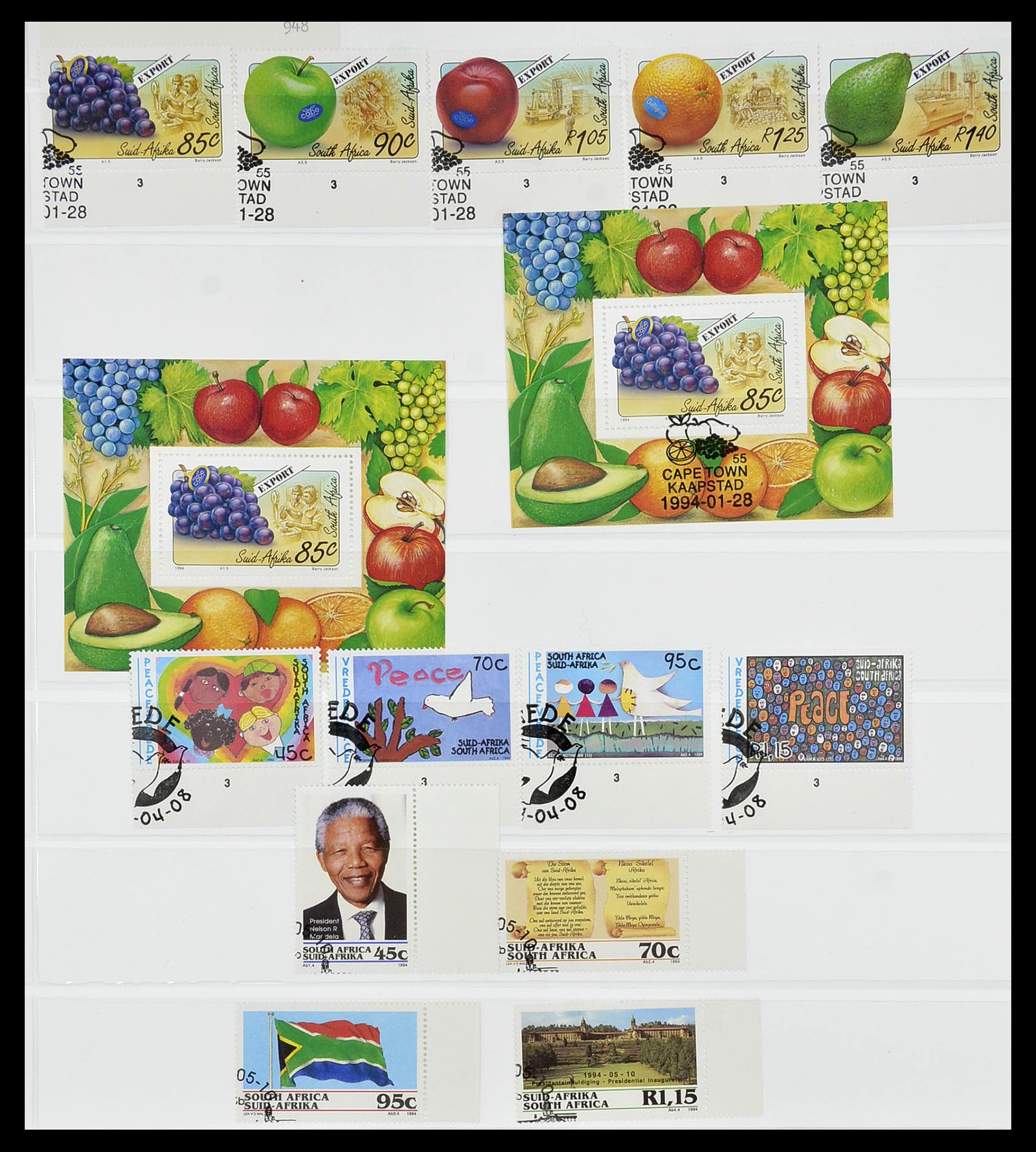 34533 494 - Postzegelverzameling 34533 Zuid Afrika 1870-2000.