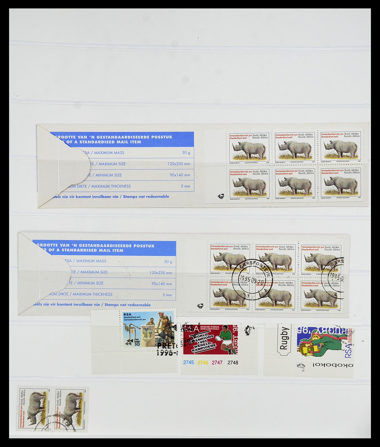 34533 497 - Postzegelverzameling 34533 Zuid Afrika 1870-2000.