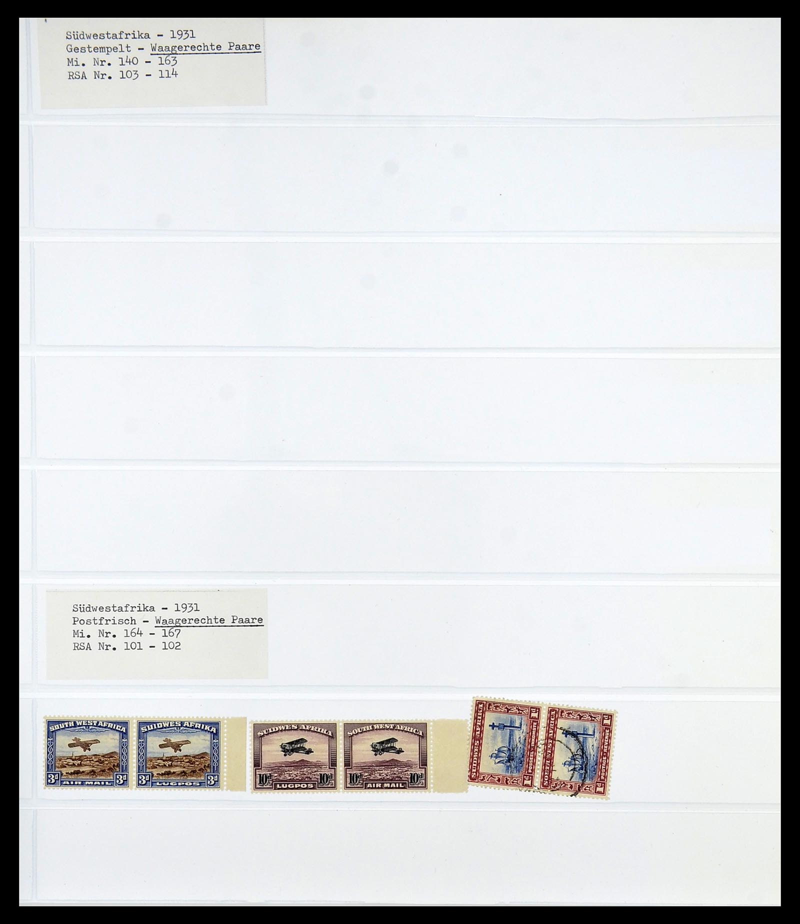 34533 502 - Postzegelverzameling 34533 Zuid Afrika 1870-2000.
