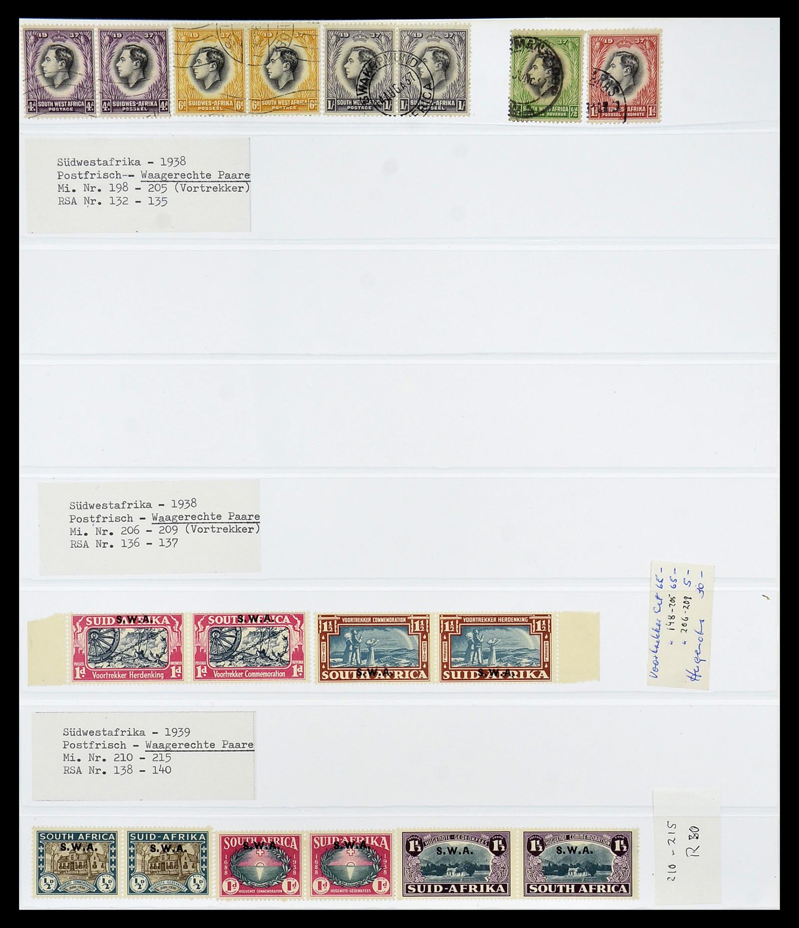34533 504 - Postzegelverzameling 34533 Zuid Afrika 1870-2000.