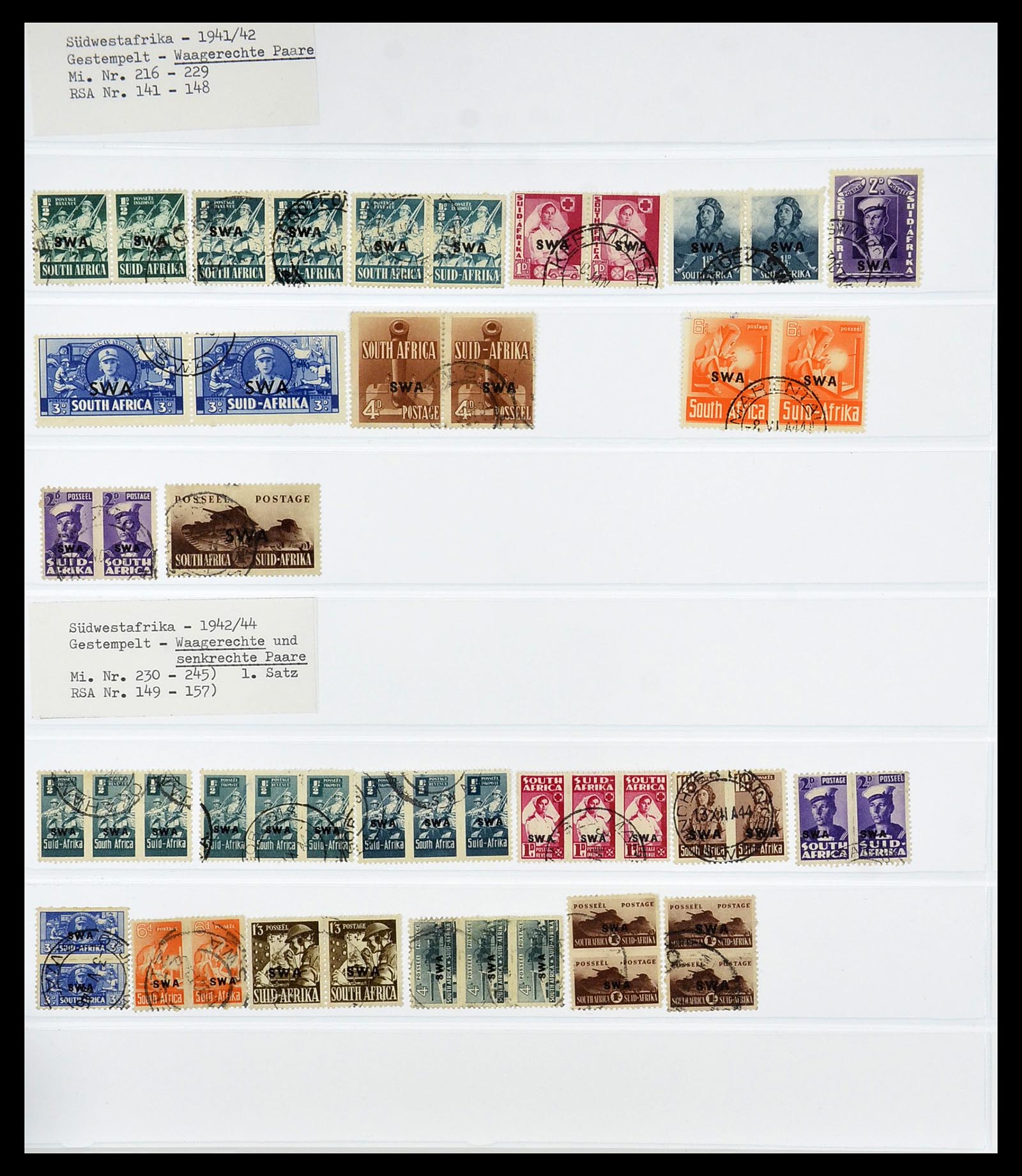 34533 505 - Postzegelverzameling 34533 Zuid Afrika 1870-2000.