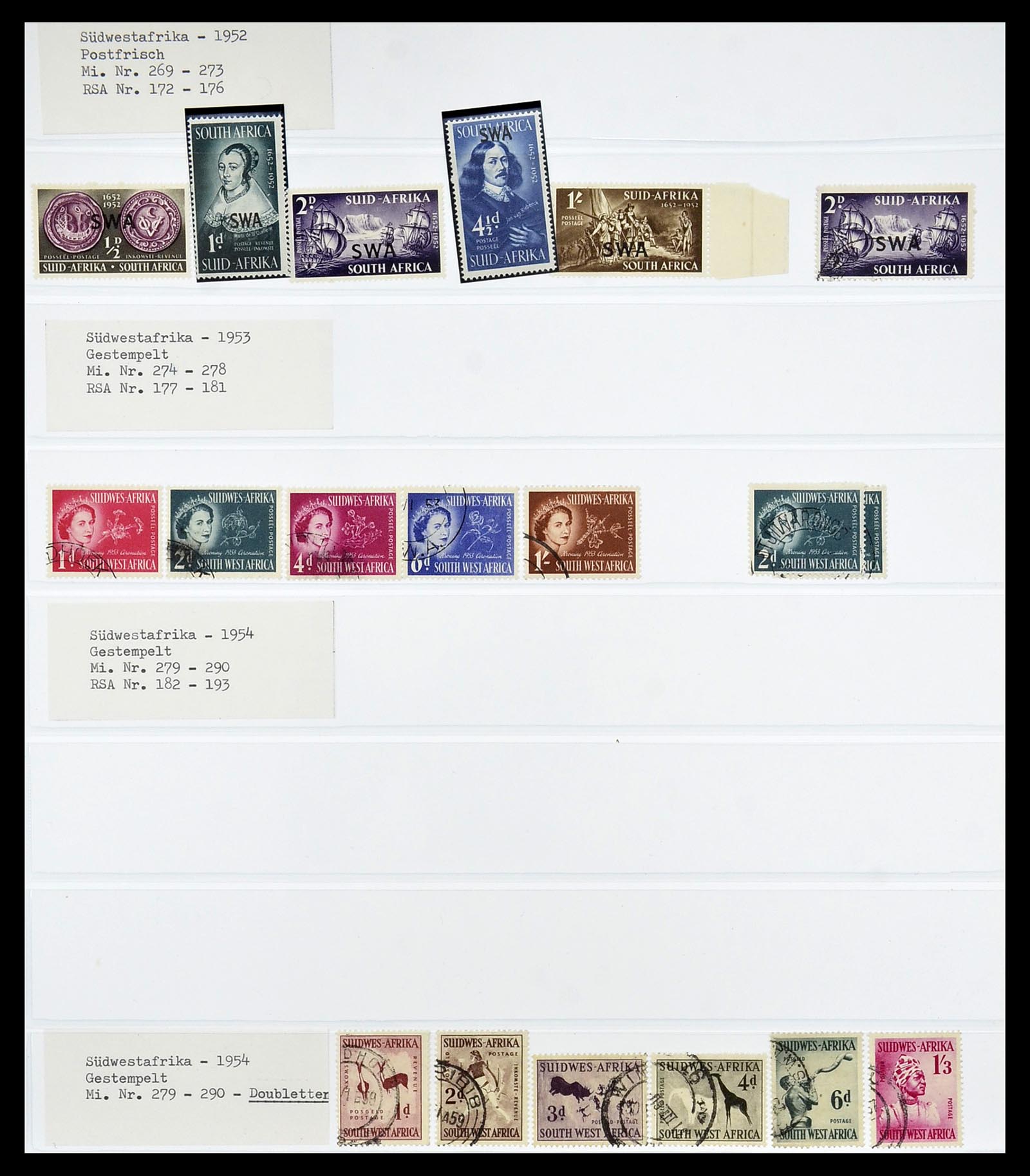 34533 508 - Postzegelverzameling 34533 Zuid Afrika 1870-2000.