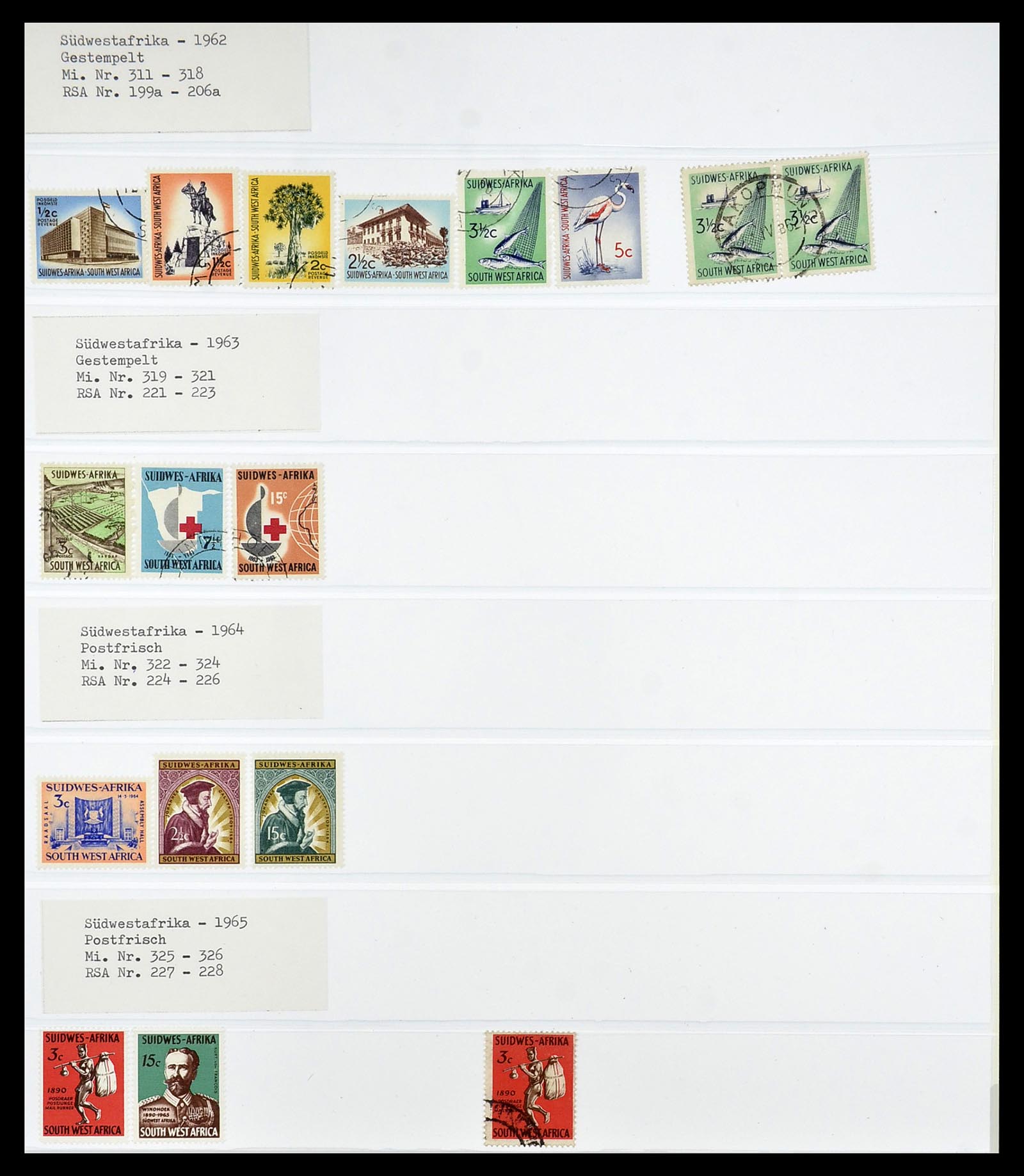 34533 512 - Postzegelverzameling 34533 Zuid Afrika 1870-2000.