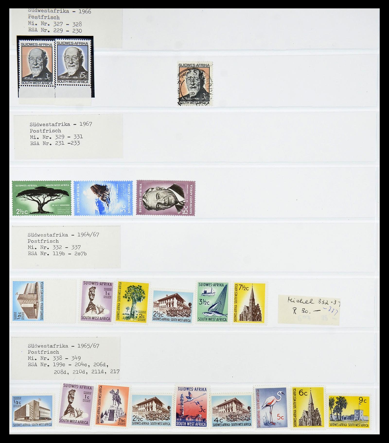 34533 513 - Postzegelverzameling 34533 Zuid Afrika 1870-2000.