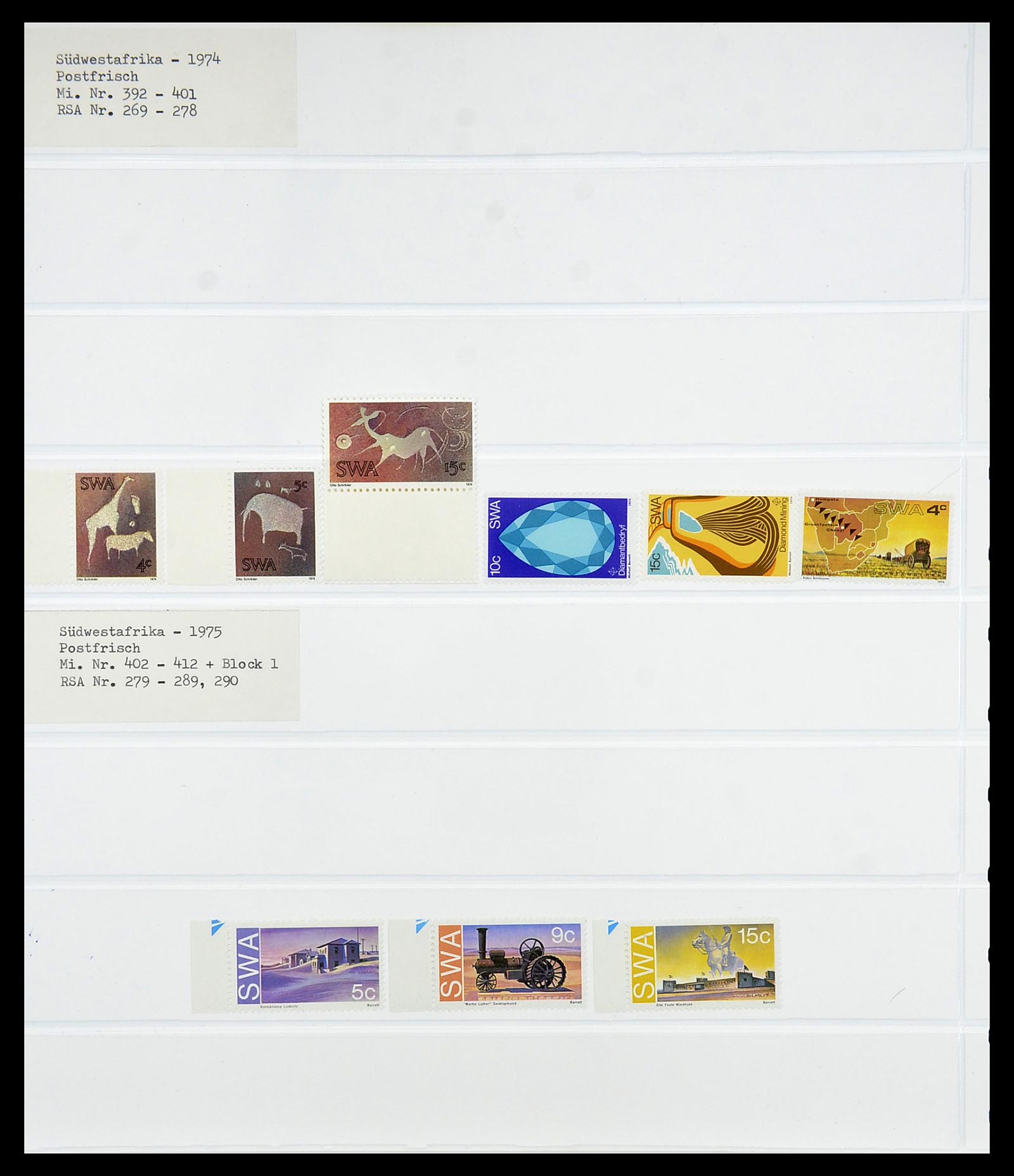 34533 517 - Postzegelverzameling 34533 Zuid Afrika 1870-2000.