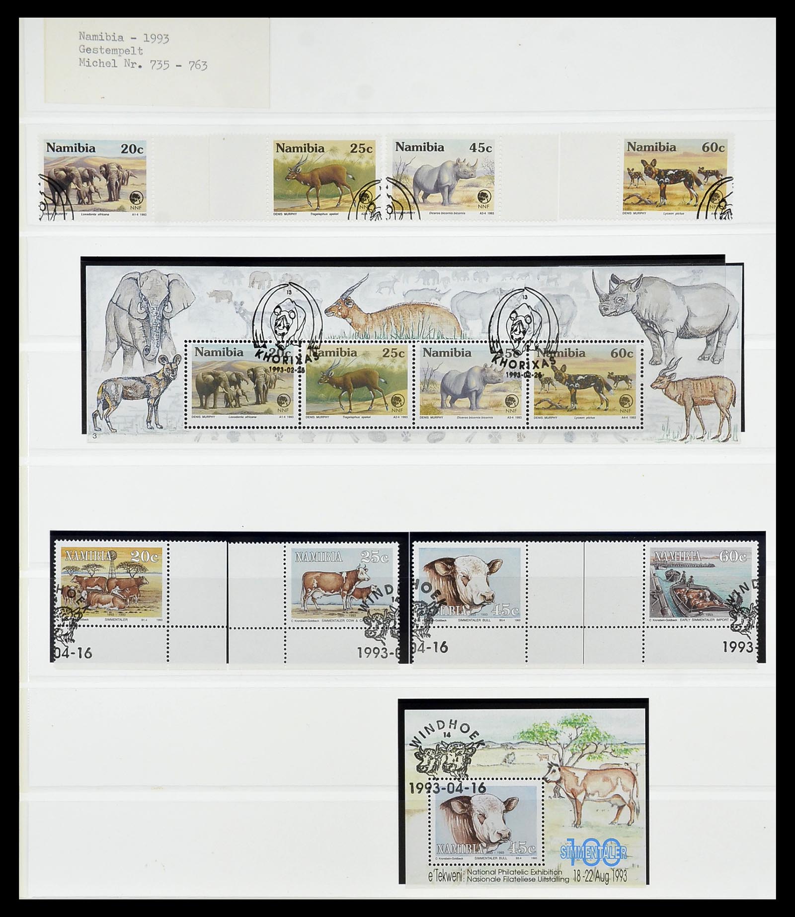 34533 523 - Postzegelverzameling 34533 Zuid Afrika 1870-2000.