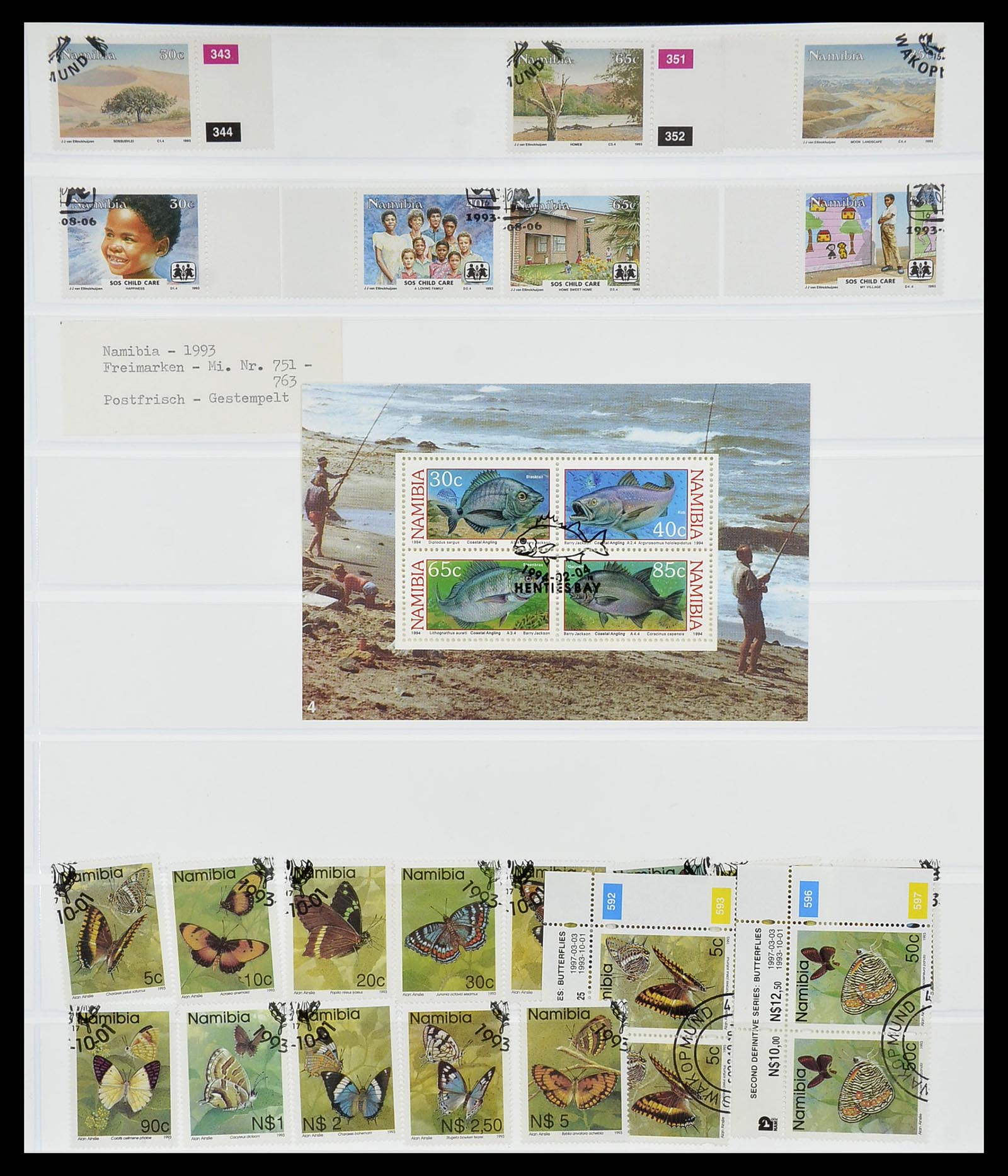 34533 524 - Postzegelverzameling 34533 Zuid Afrika 1870-2000.
