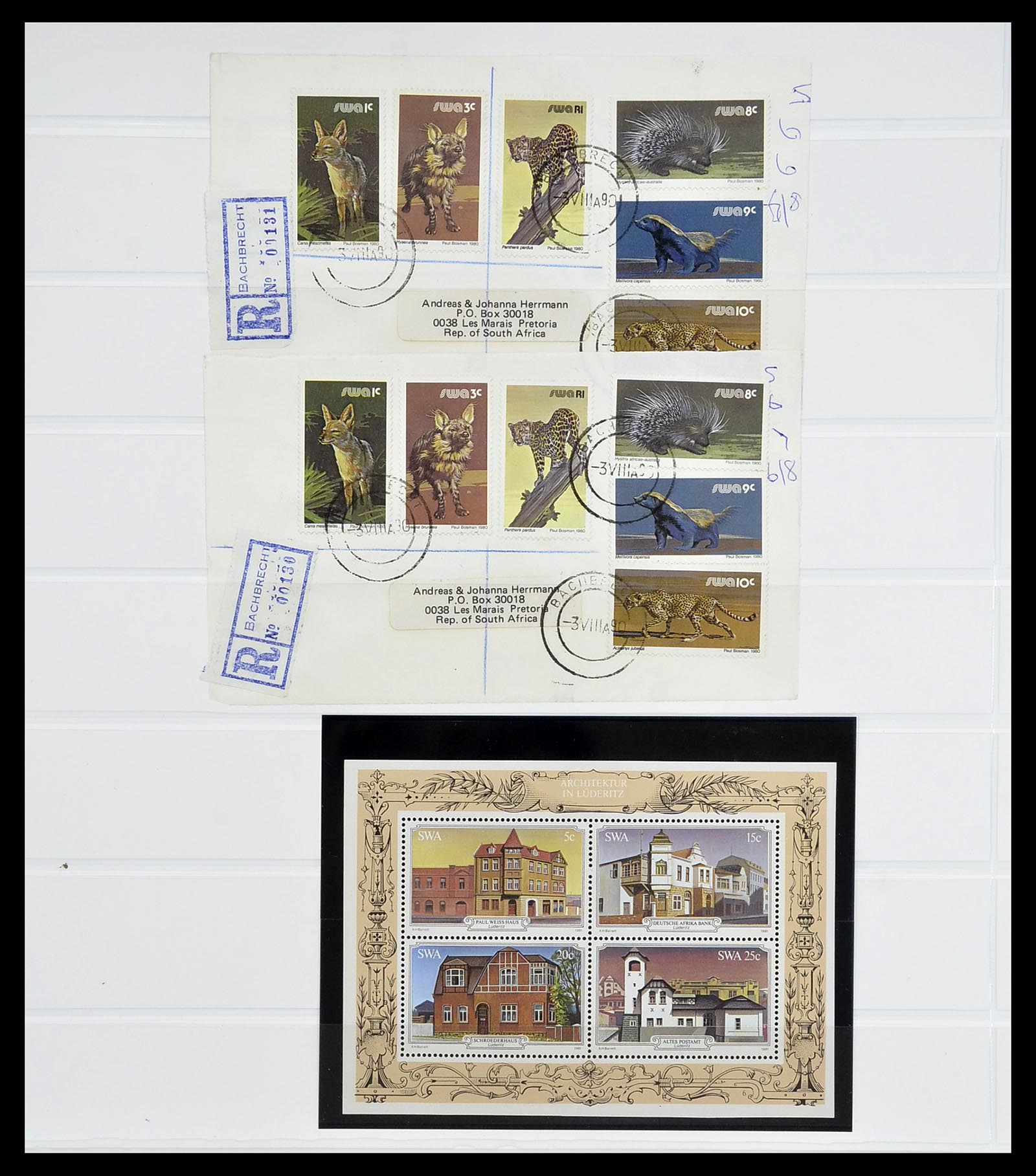 34533 527 - Postzegelverzameling 34533 Zuid Afrika 1870-2000.
