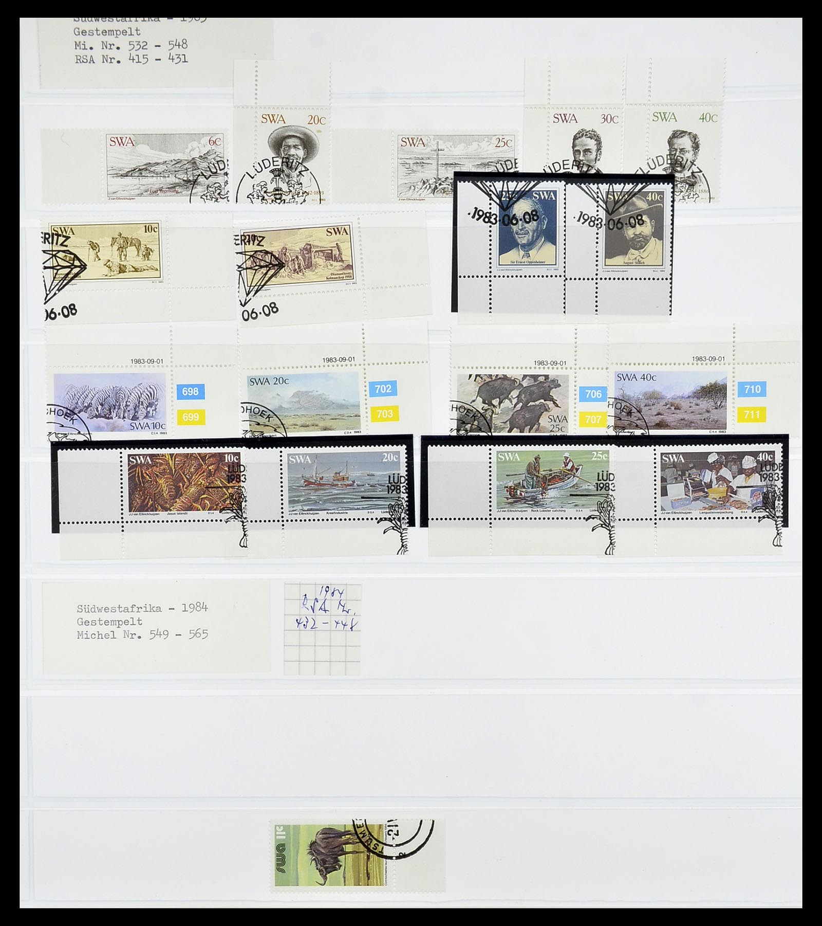 34533 528 - Postzegelverzameling 34533 Zuid Afrika 1870-2000.