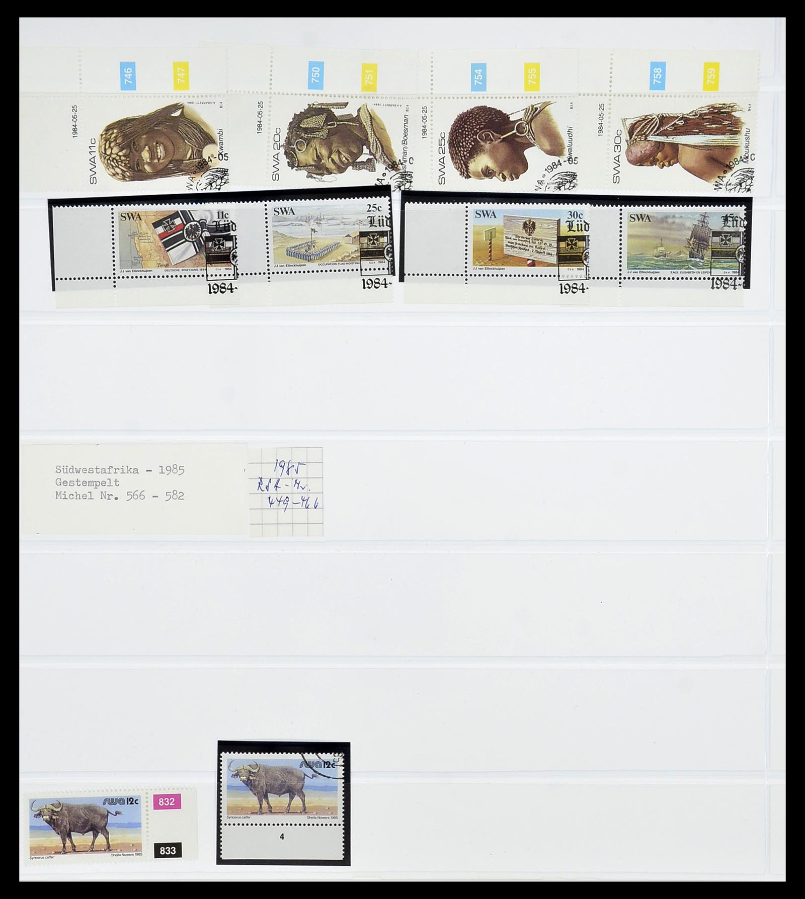 34533 529 - Postzegelverzameling 34533 Zuid Afrika 1870-2000.